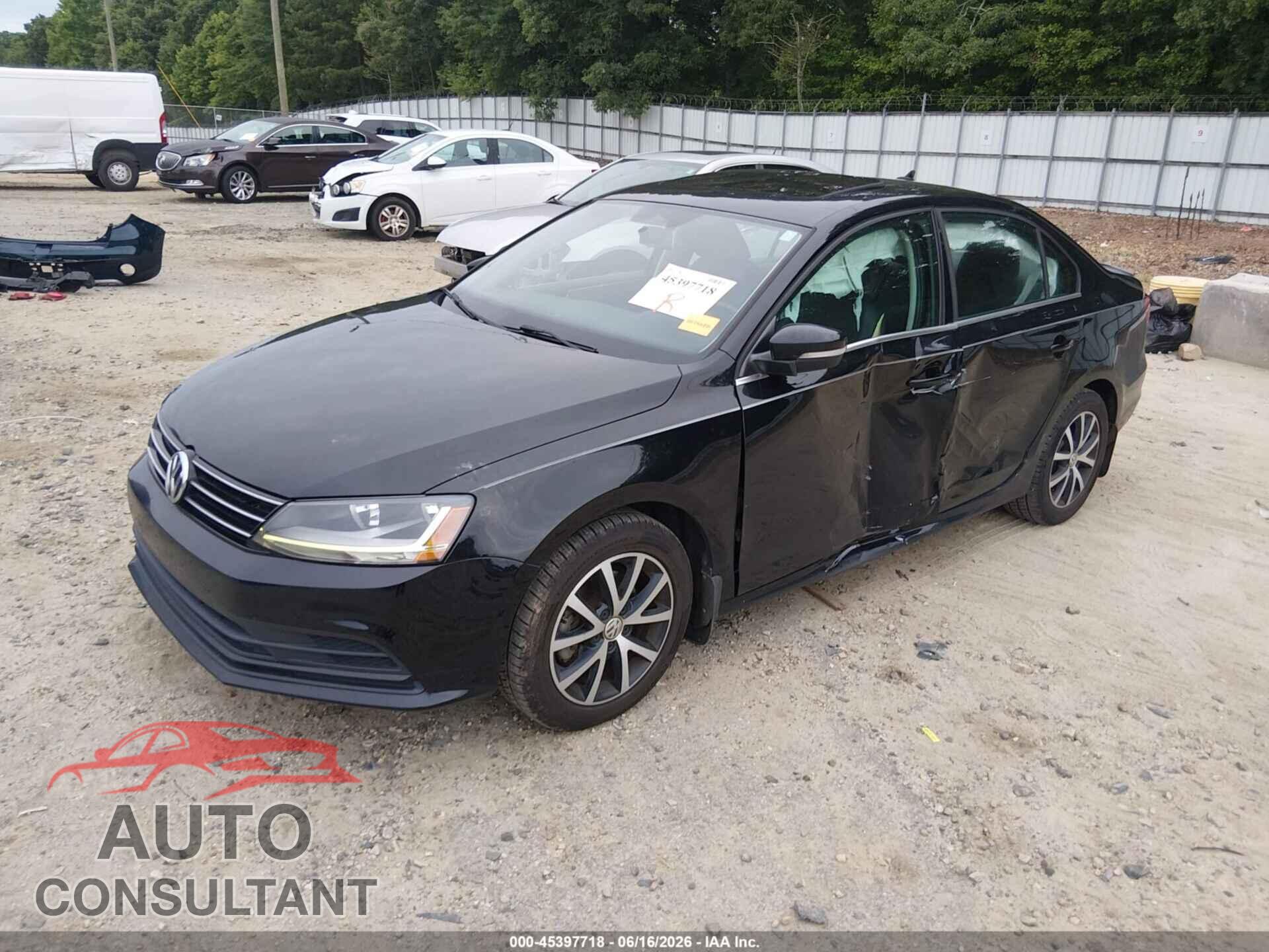 VOLKSWAGEN JETTA 2017 - 3VWDB7AJ0HM298910