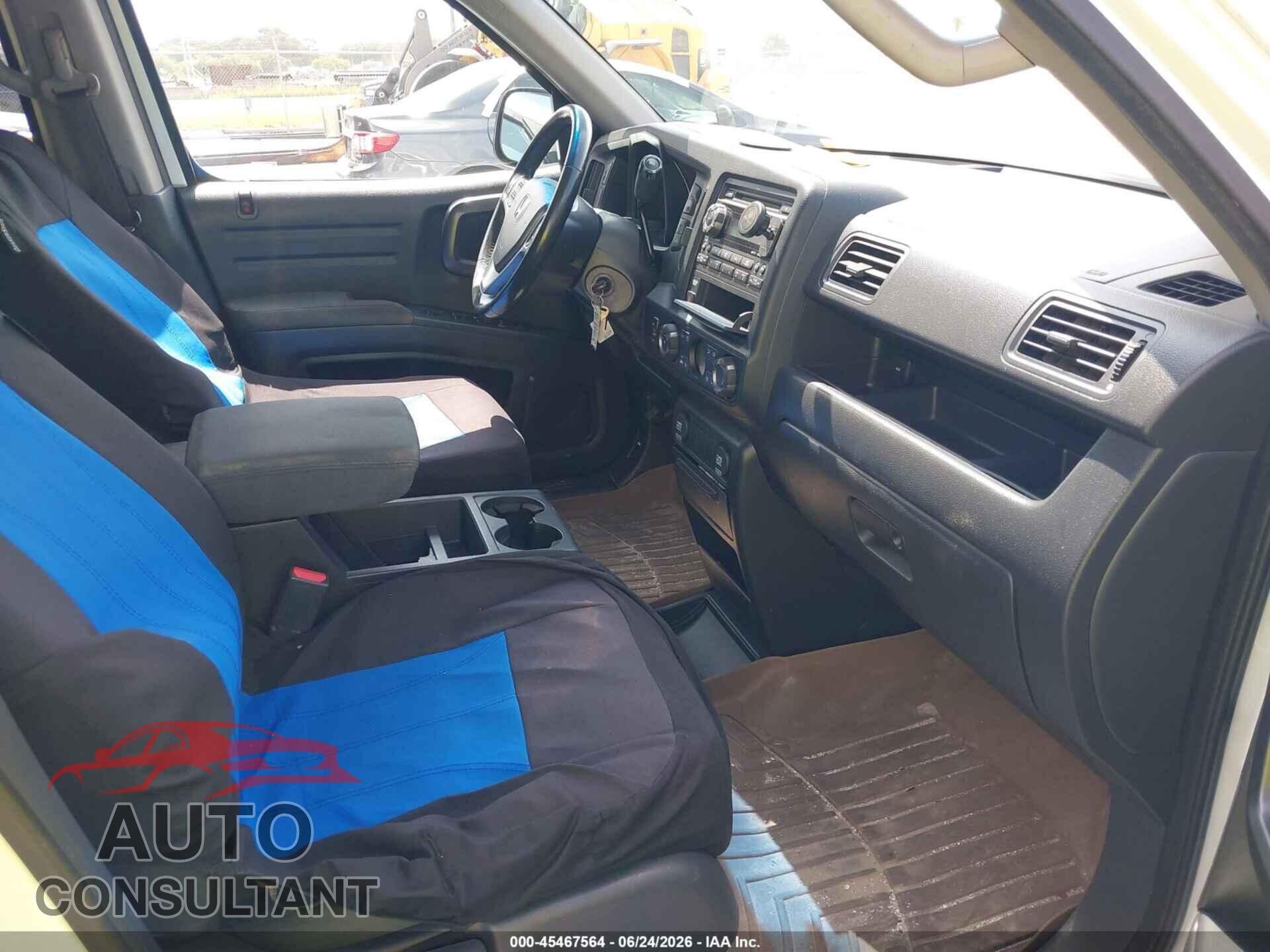 HONDA RIDGELINE 2012 - 5FPYK1F77CB453343