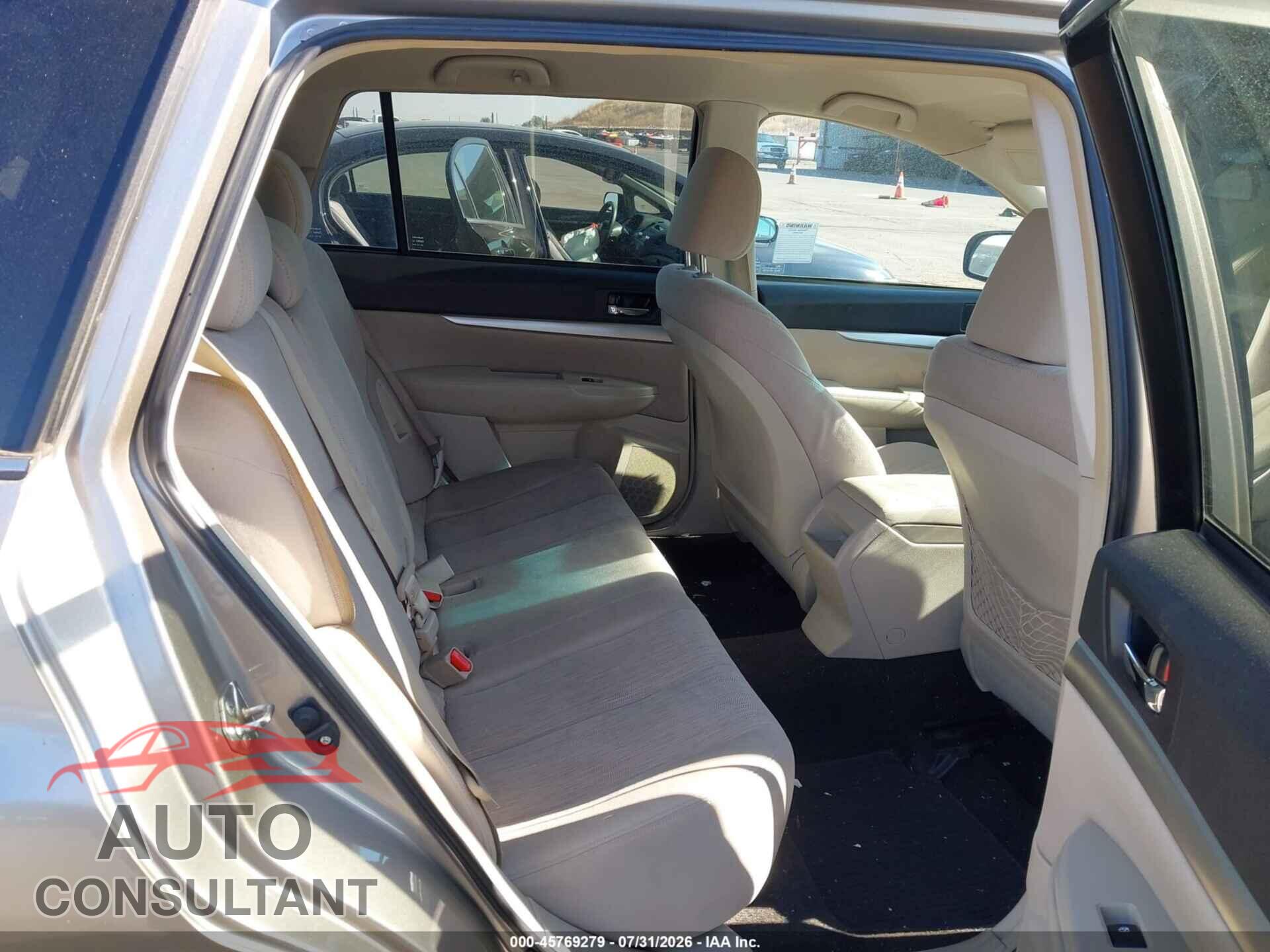 SUBARU OUTBACK 2014 - 4S4BRBCC9E3251942