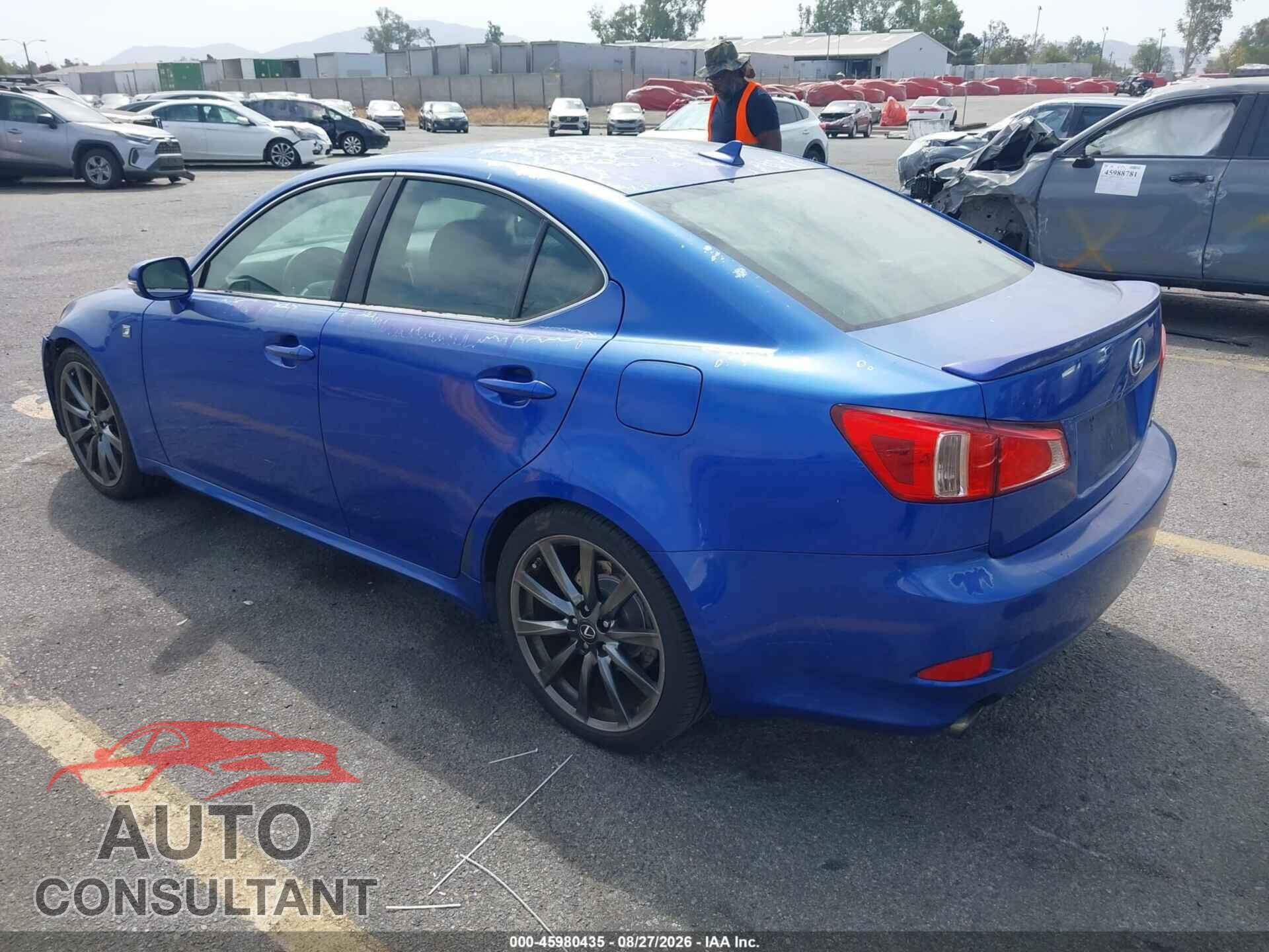 LEXUS IS 250 2011 - JTHBF5C22B2101760