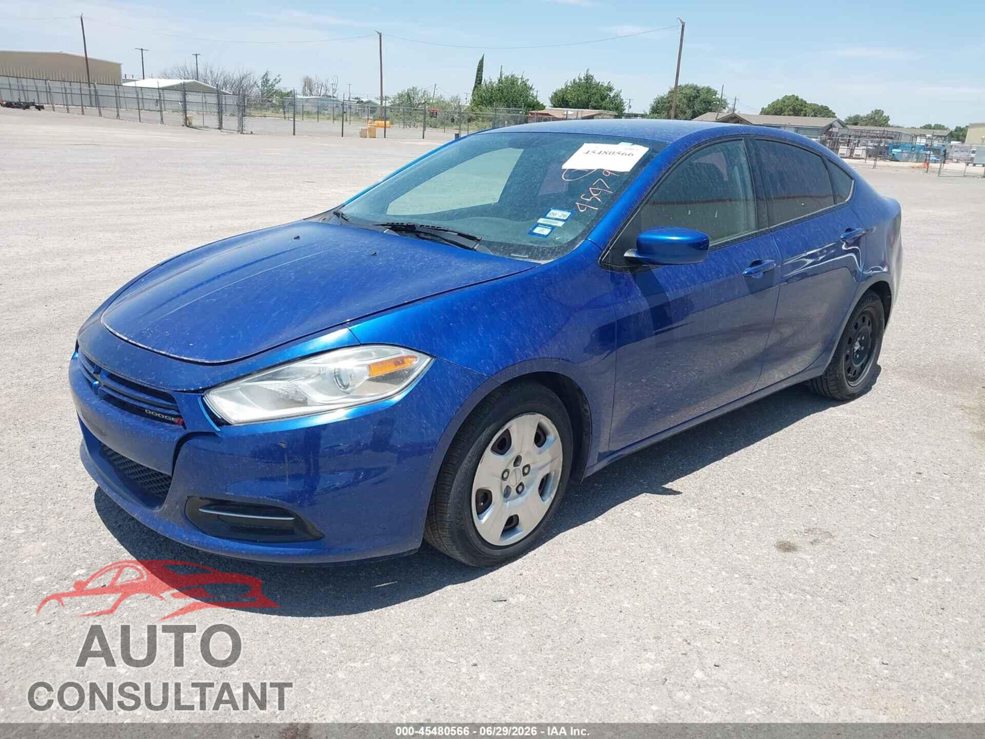 DODGE DART 2014 - 1C3CDFAA0ED768321
