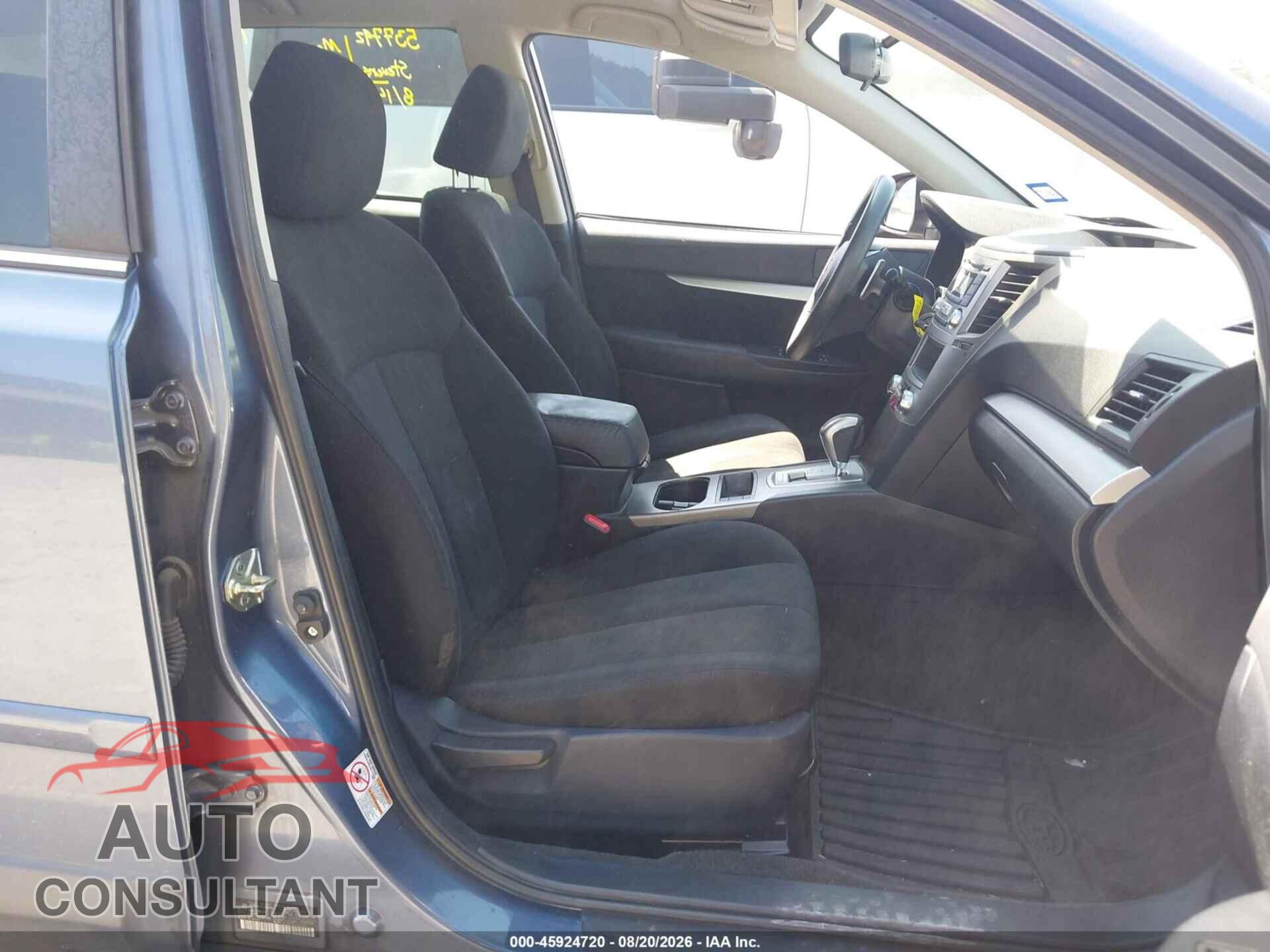 SUBARU OUTBACK 2014 - 4S4BRCAC4E3238220