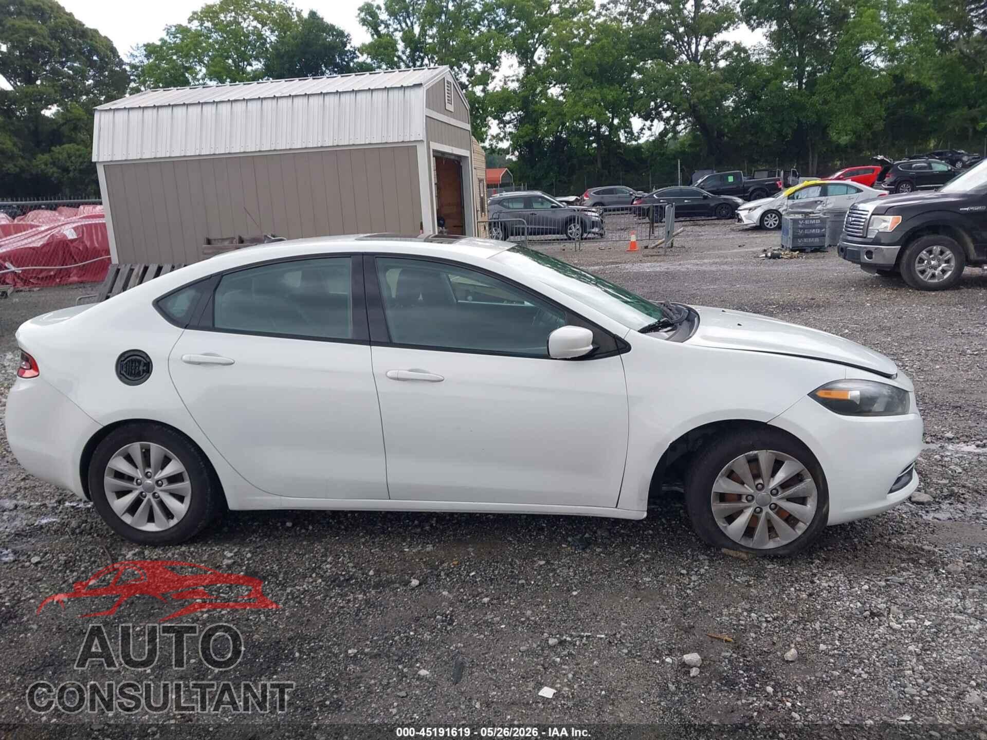 DODGE DART 2014 - 1C3CDFBB4ED673610