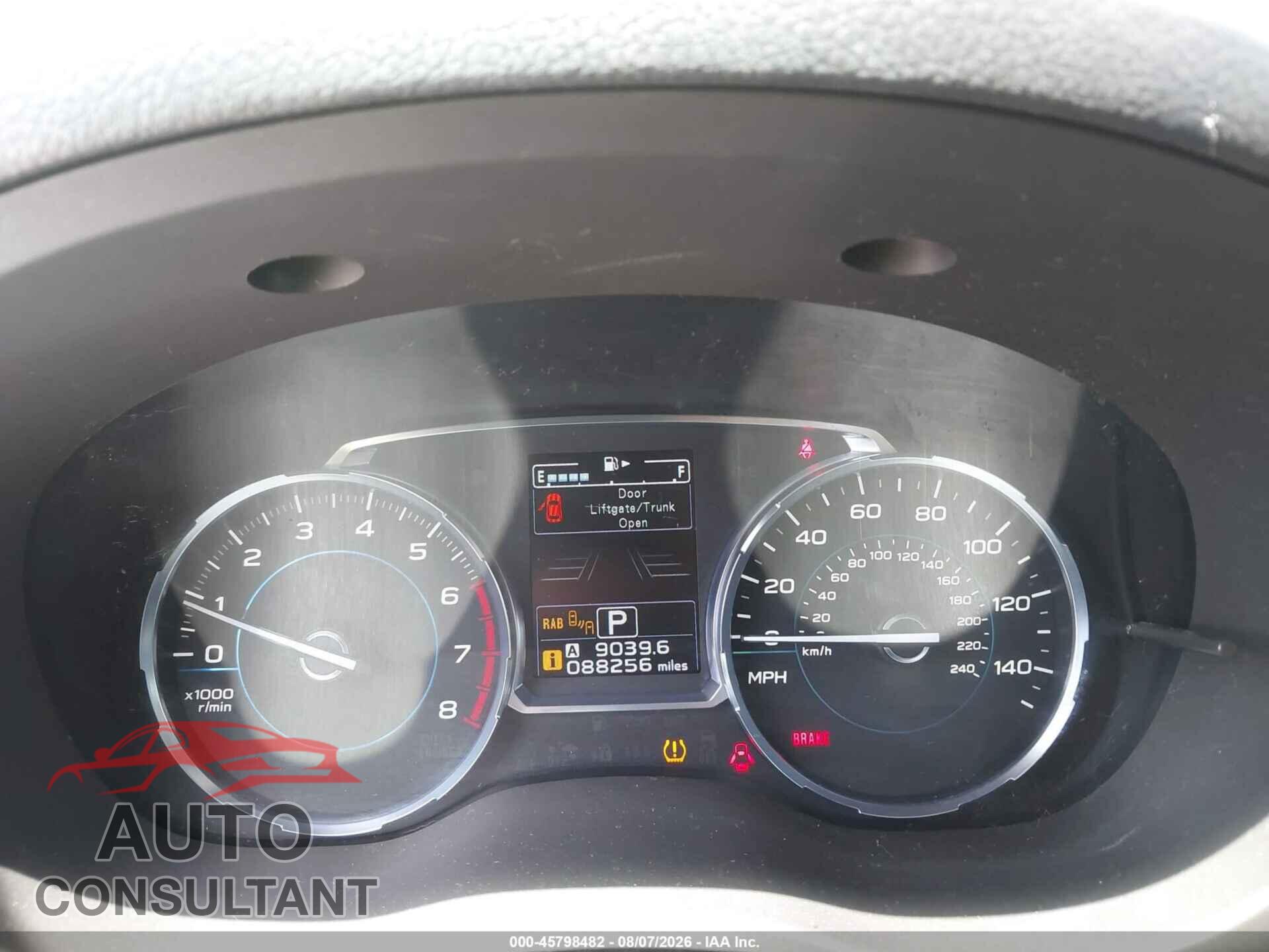 SUBARU FORESTER 2017 - JF2SJAWC2HH564471
