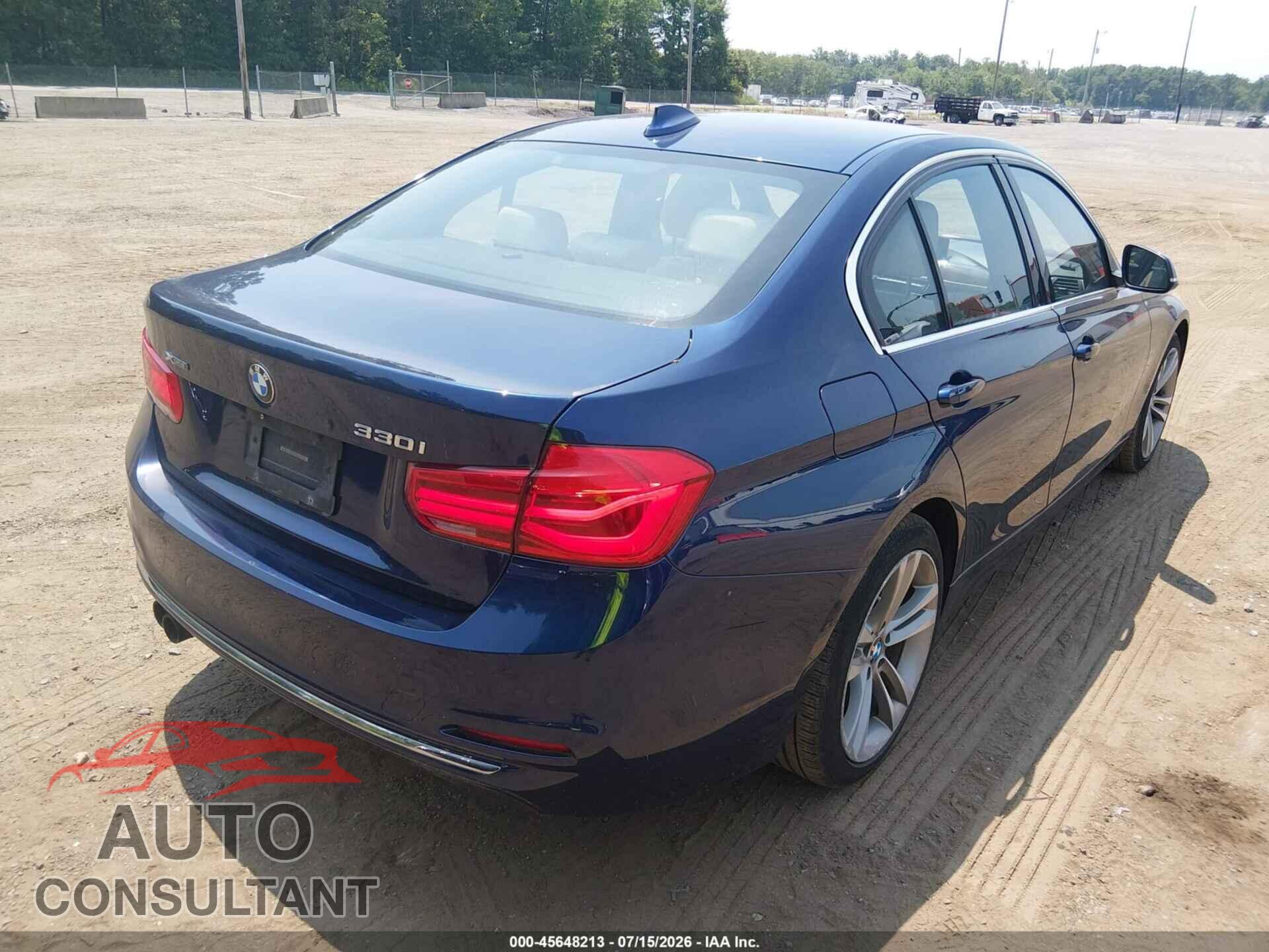 BMW 330I 2017 - WBA8D9G54HNT91548