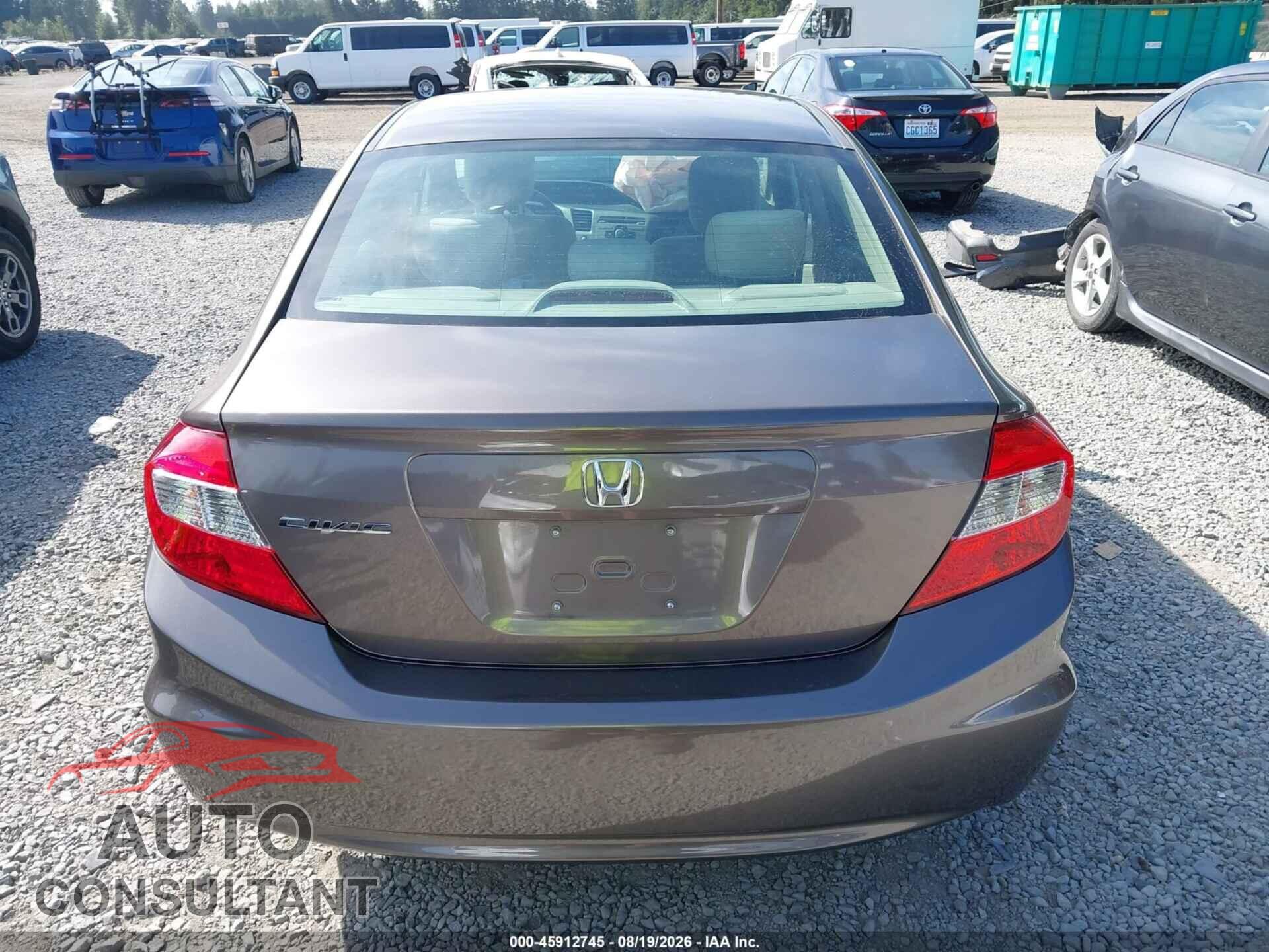 HONDA CIVIC 2012 - 2HGFB2F50CH569337