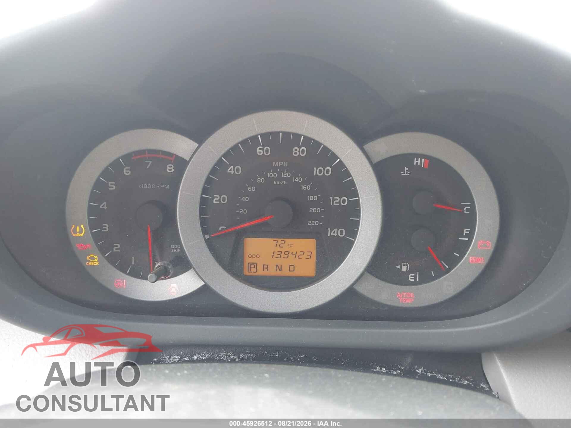 TOYOTA RAV4 2012 - 2T3BF4DVXCW231444