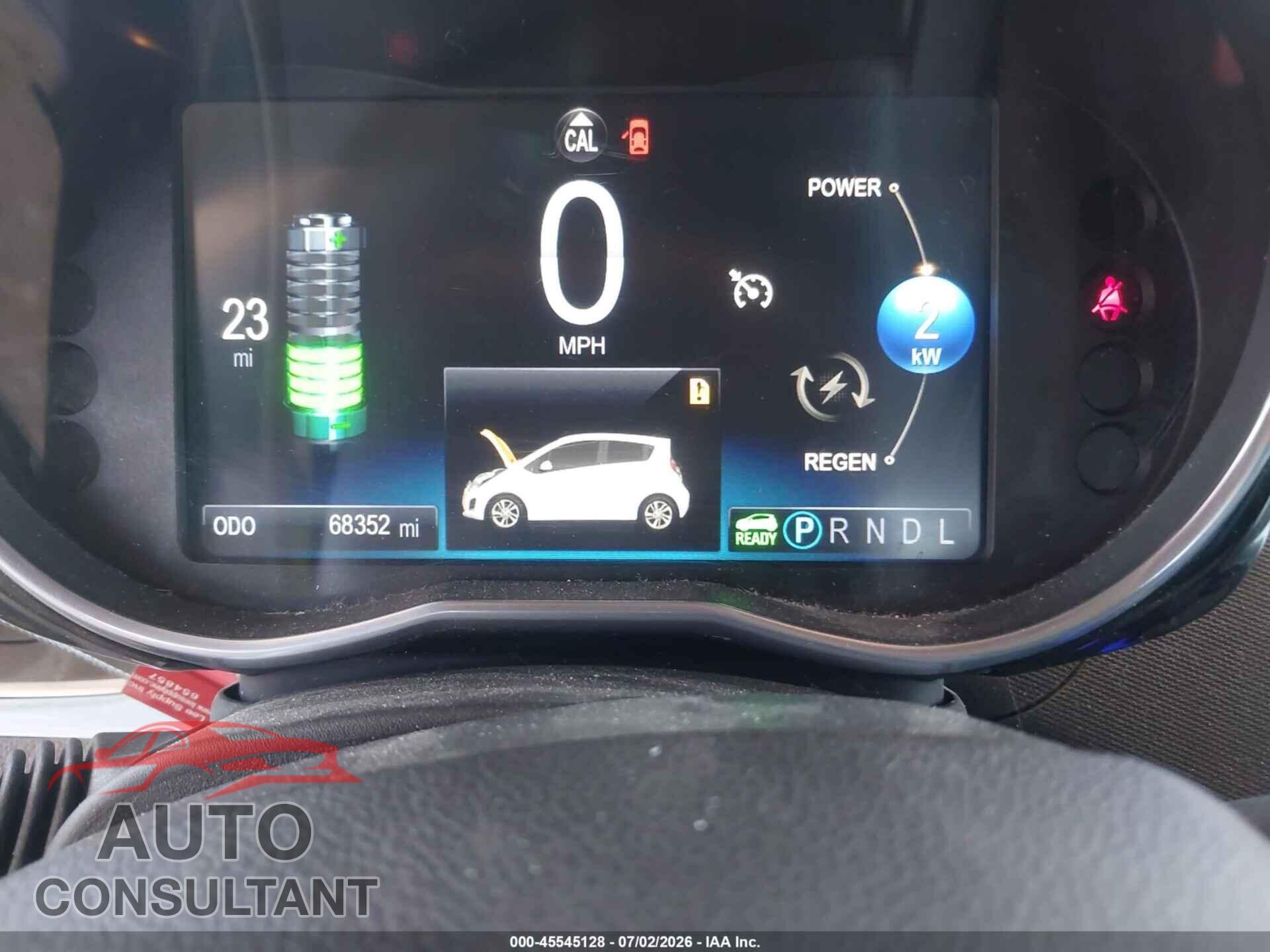 CHEVROLET SPARK EV 2015 - KL8CK6S07FC819059