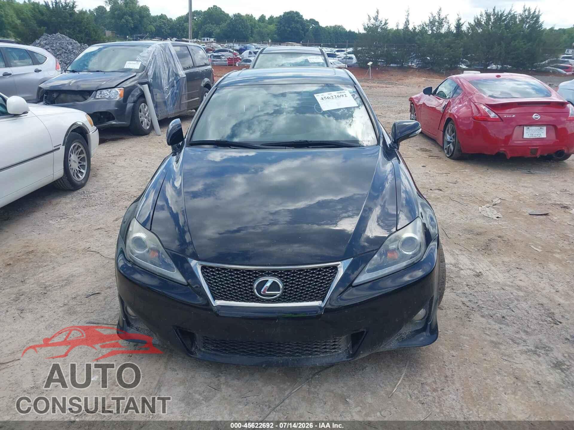 LEXUS IS 250 2011 - JTHBF5C28B5139475