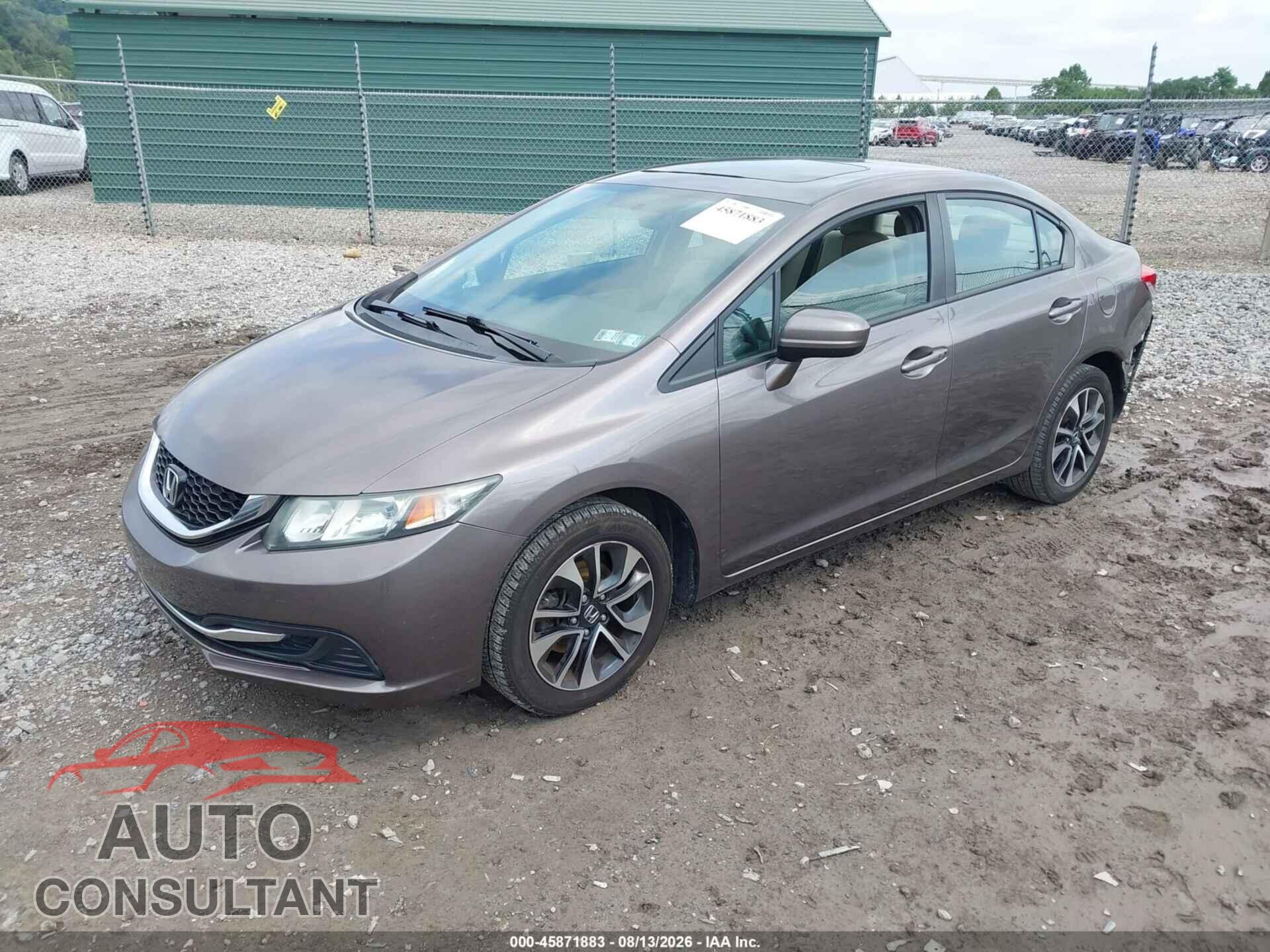HONDA CIVIC 2015 - 19XFB2F89FE280966