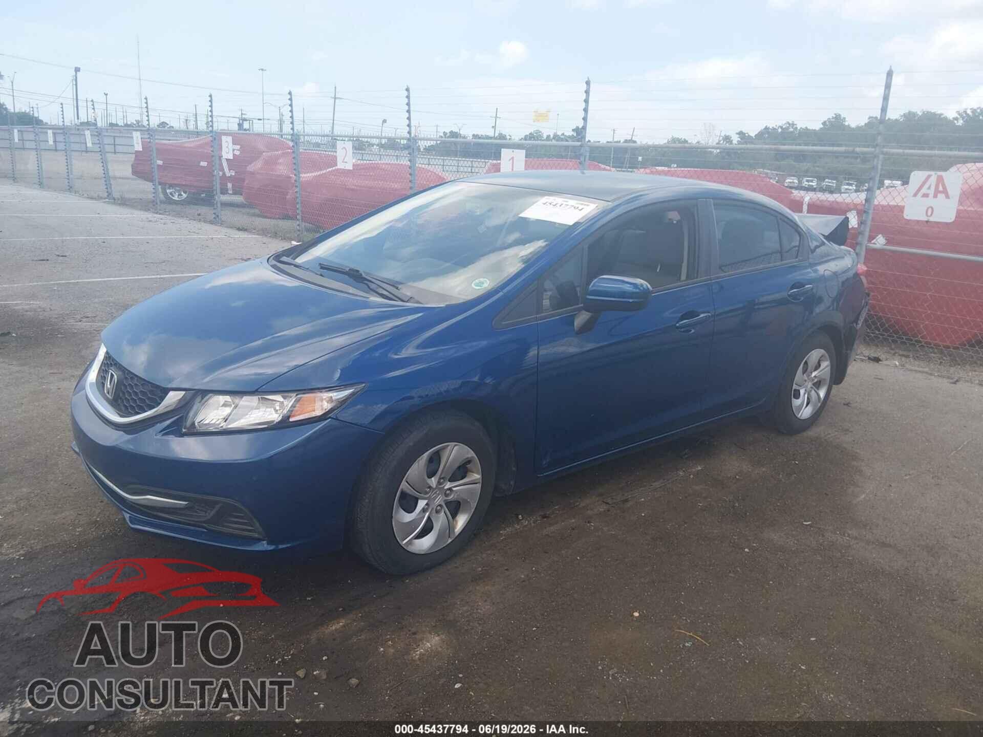 HONDA CIVIC 2014 - 2HGFB2F57EH500079