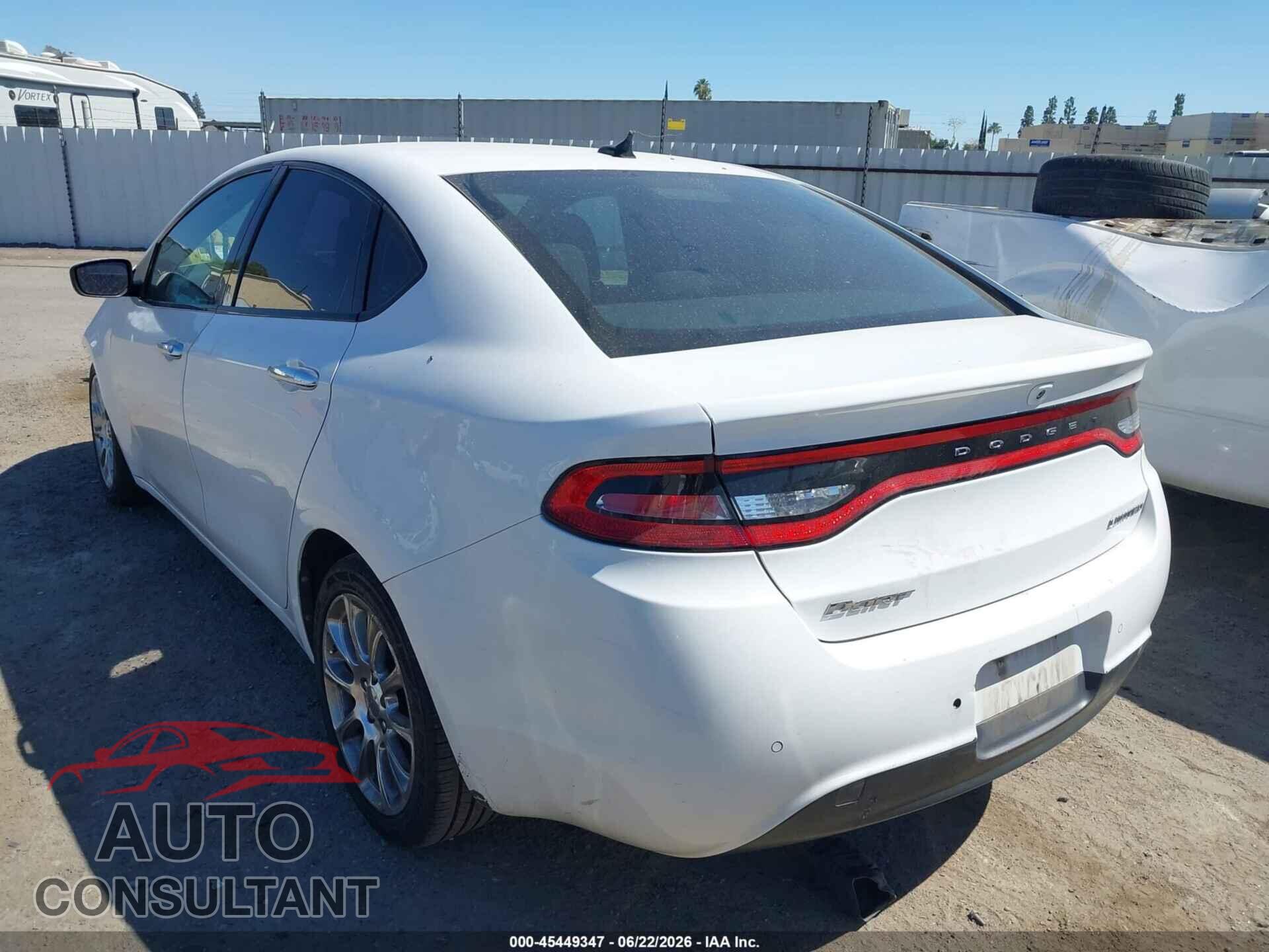 DODGE DART 2013 - 1C3CDFCA9DD157036
