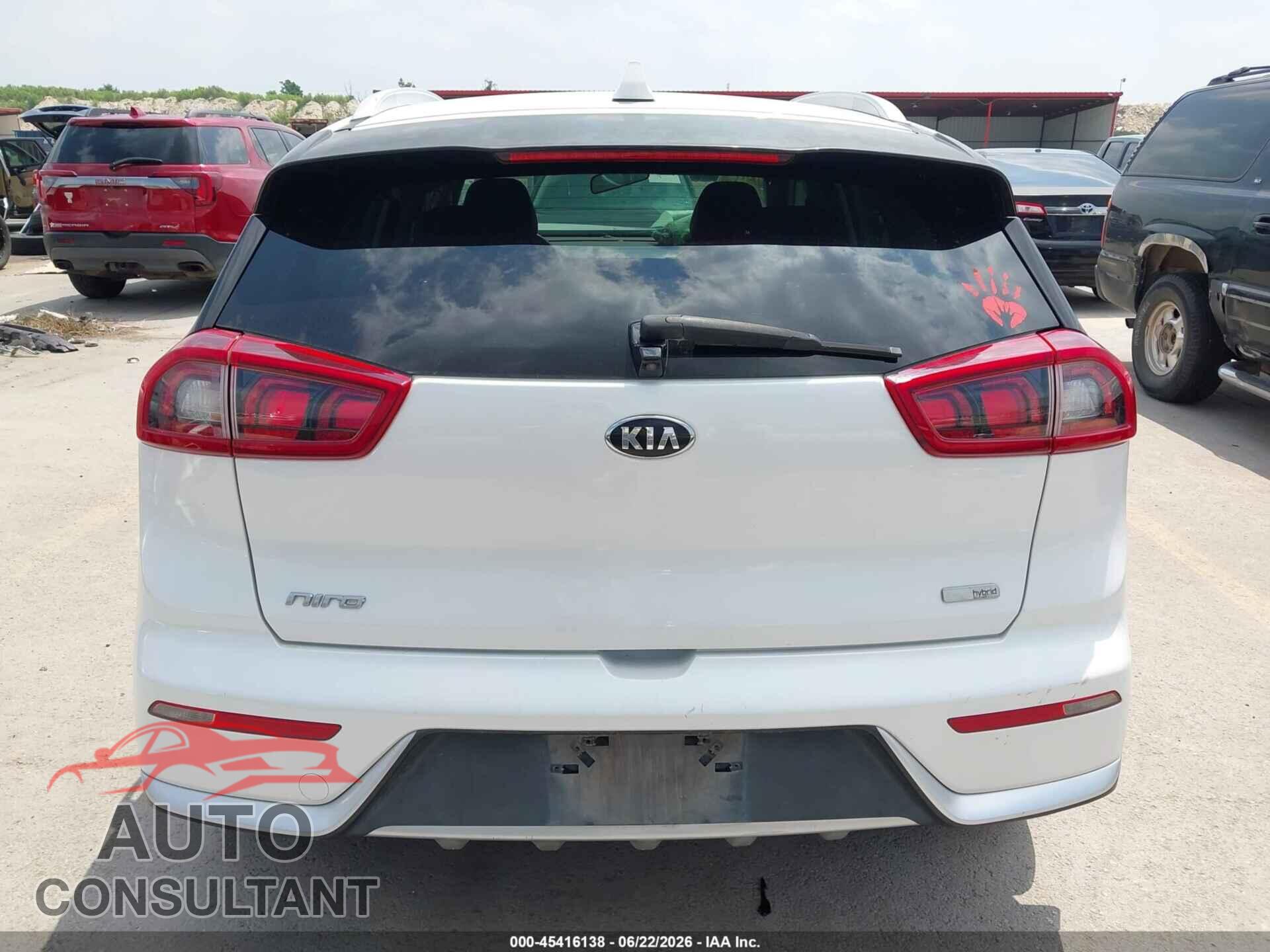 KIA NIRO 2017 - KNDCC3LCXH5066209