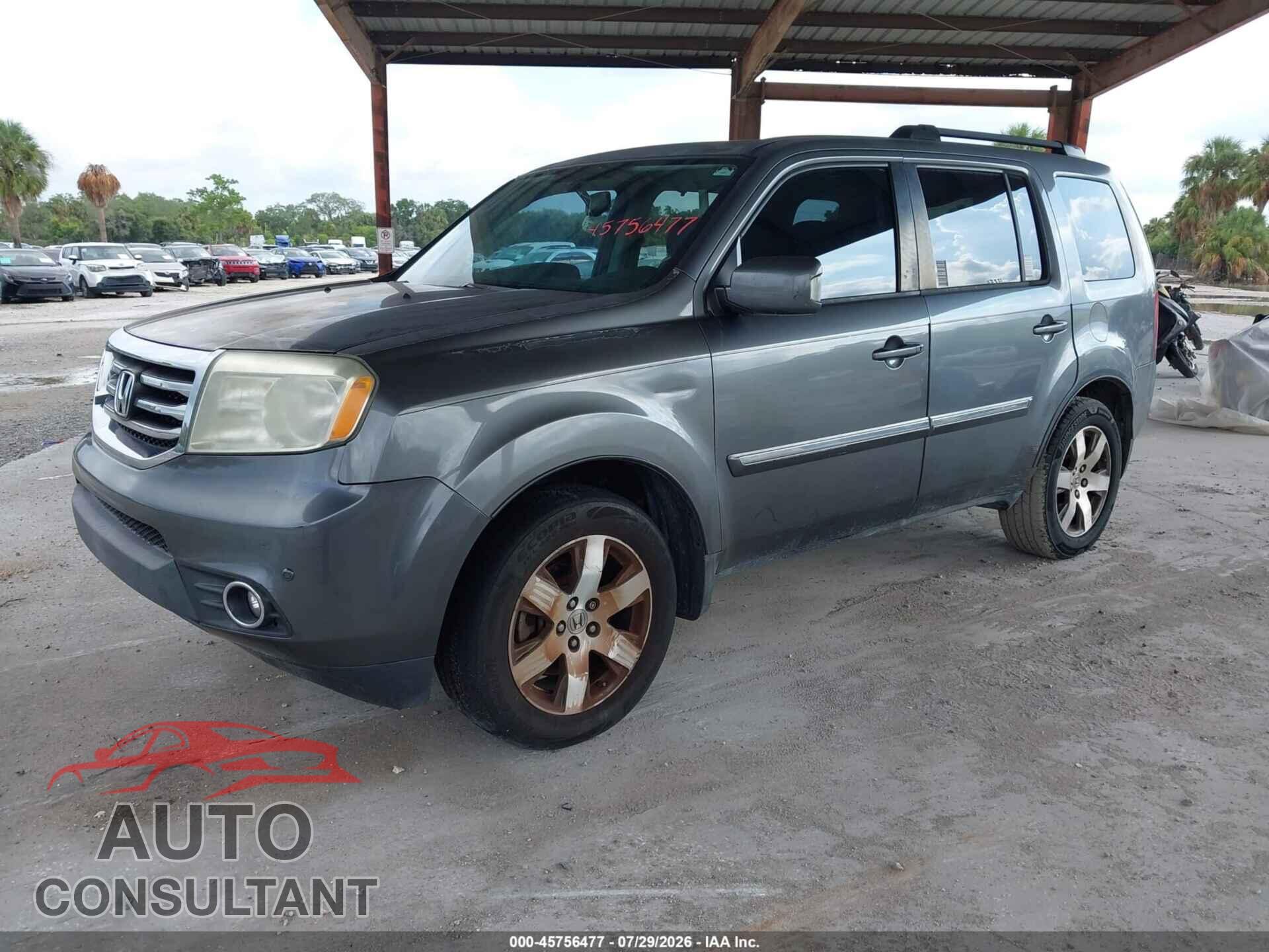 HONDA PILOT 2013 - 5FNYF3H91DB039967