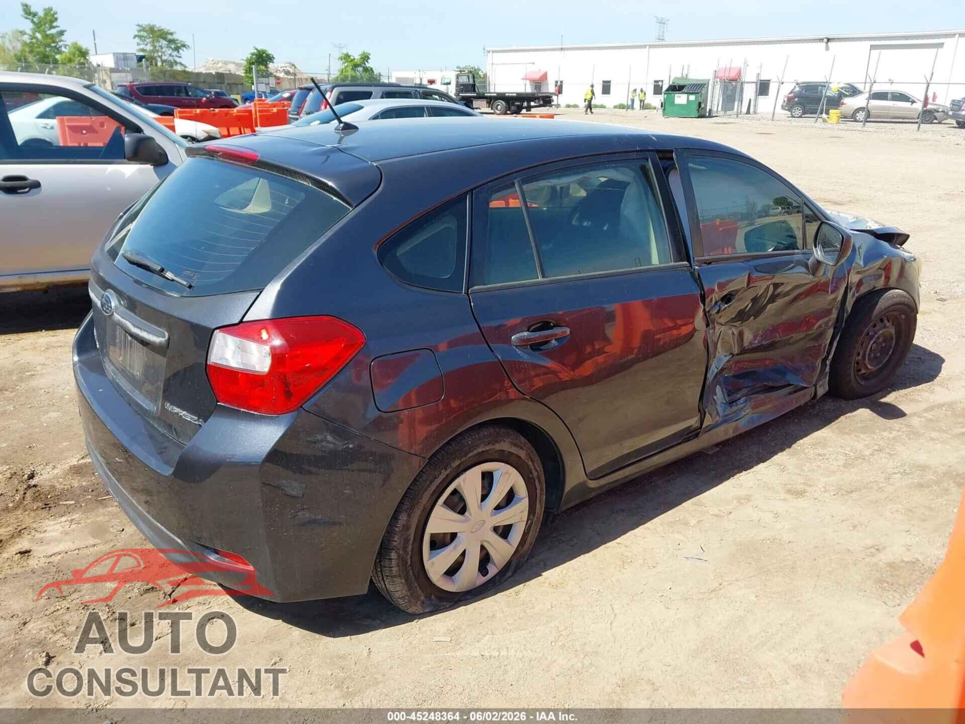 SUBARU IMPREZA 2012 - JF1GPAA6XCH247010