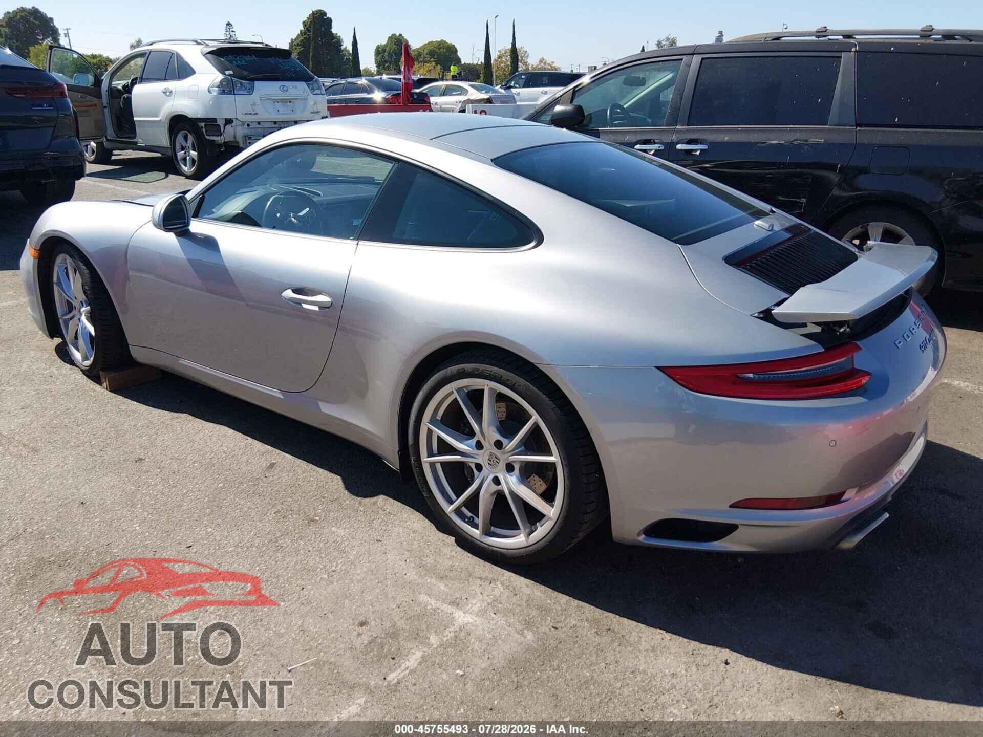 PORSCHE 911 2017 - WP0AA2A92HS107089