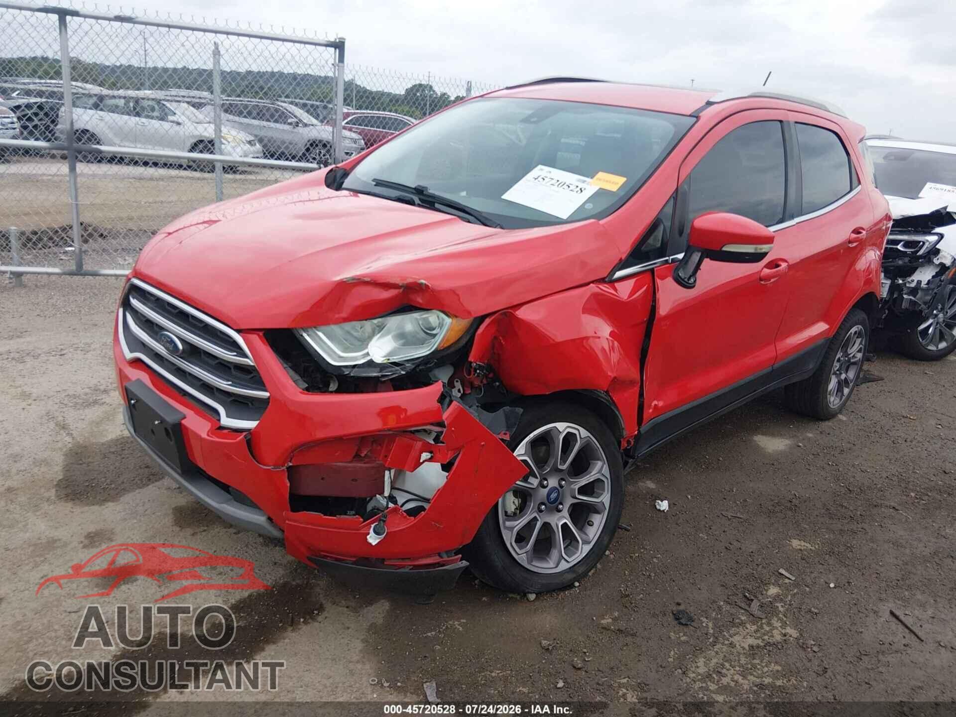 FORD ECOSPORT 2020 - MAJ6S3KL5LC360838