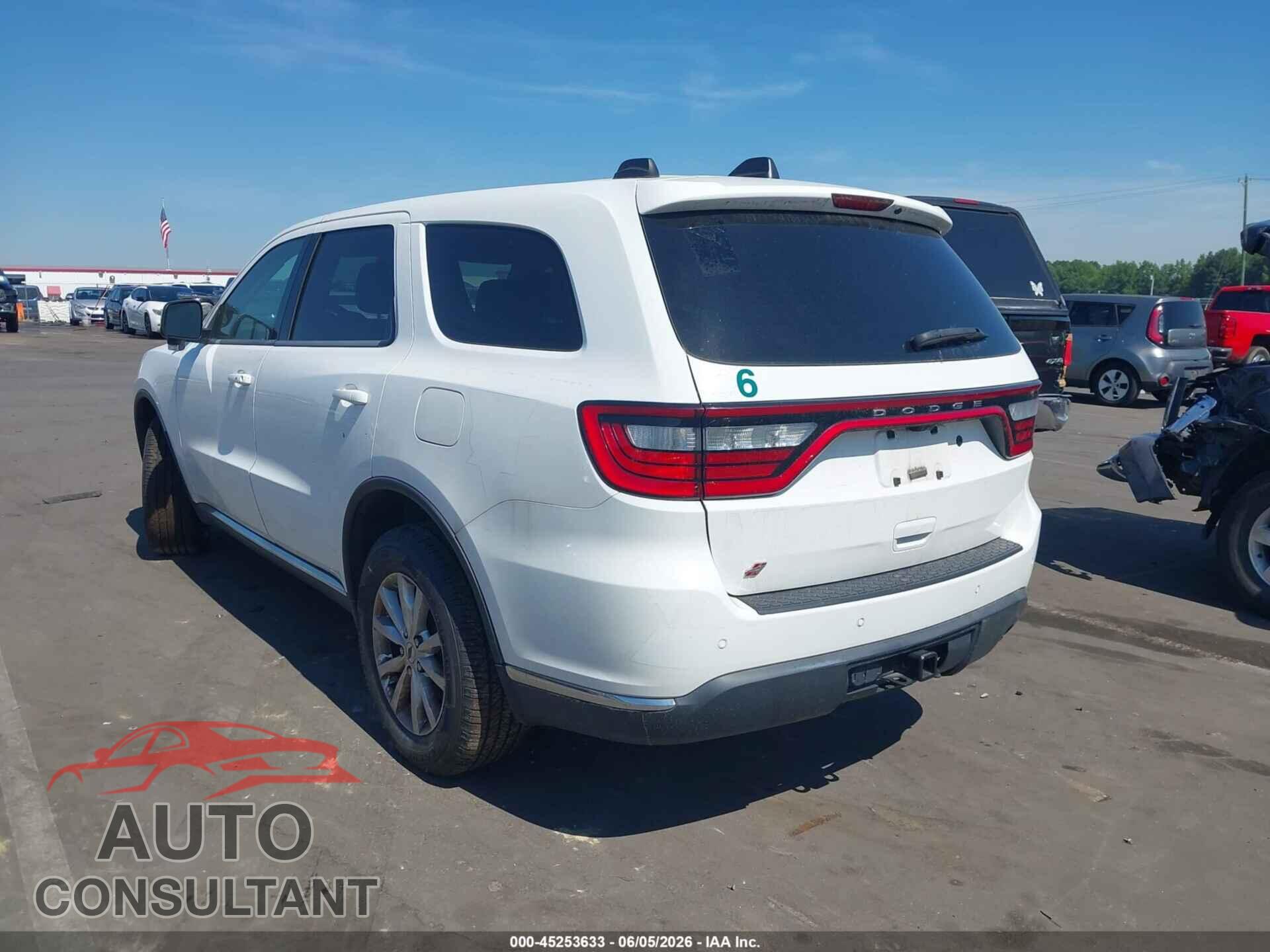 DODGE DURANGO 2020 - 1C4RDJFG4LC431837