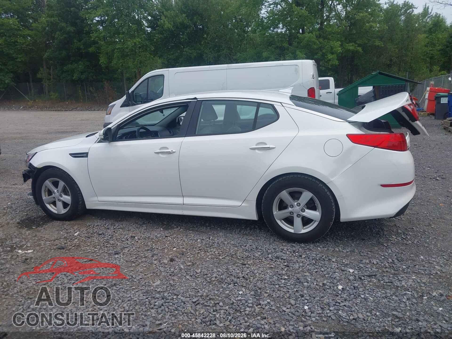 KIA OPTIMA 2015 - KNAGM4A7XF5646547