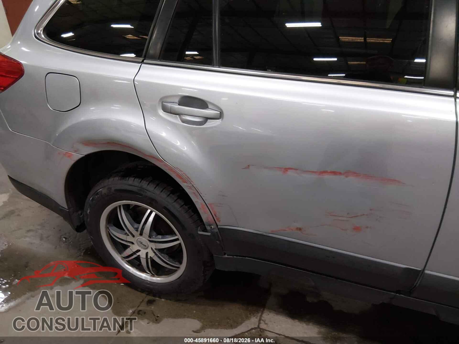 SUBARU OUTBACK 2012 - 4S4BRBCC5C3275331