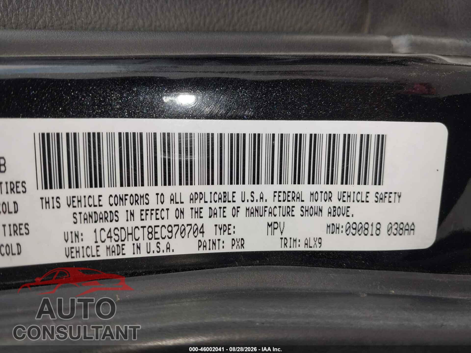 DODGE DURANGO 2014 - 1C4SDHCT8EC970704
