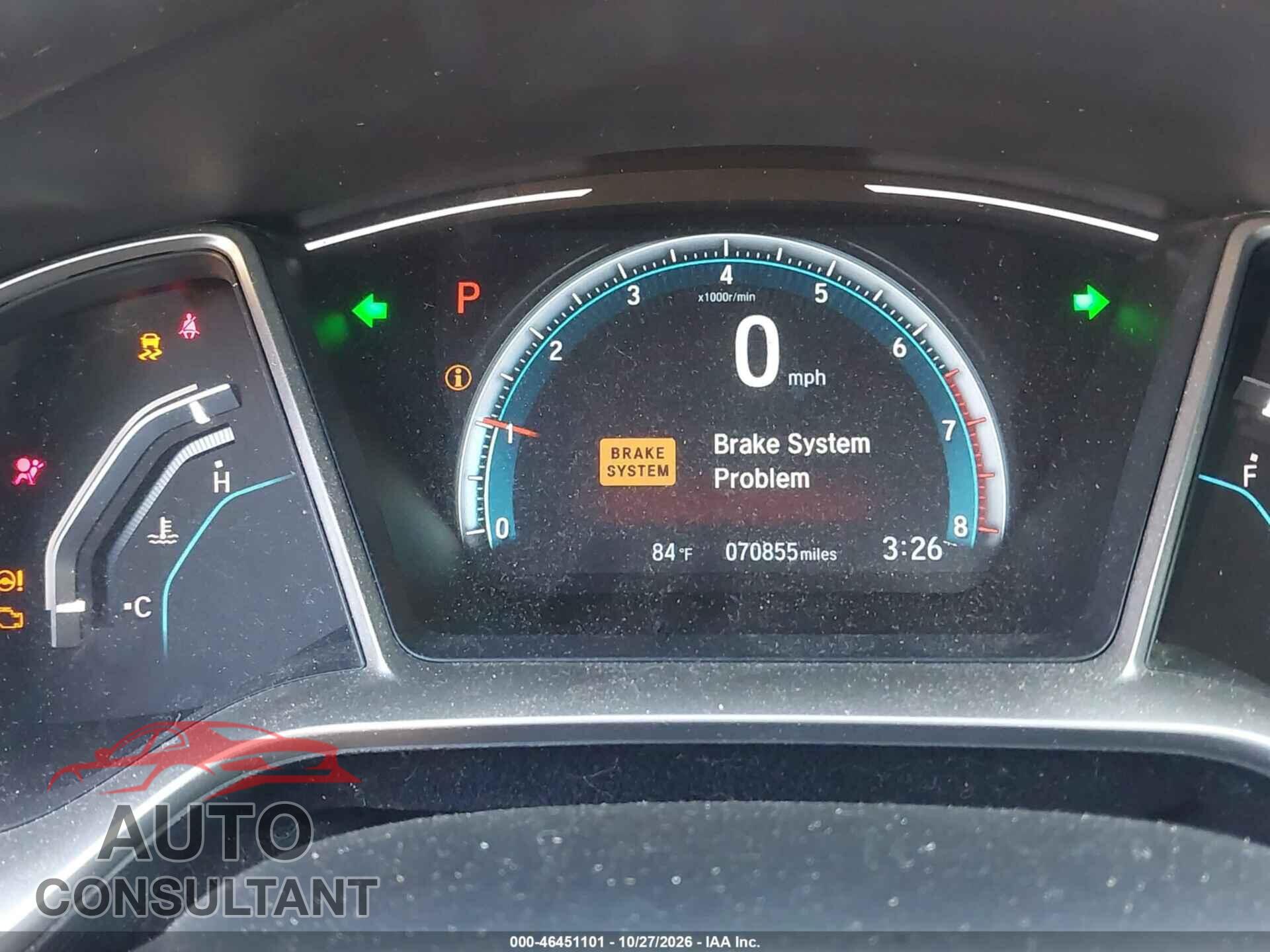 HONDA CIVIC 2017 - 2HGFC3B32HH354914
