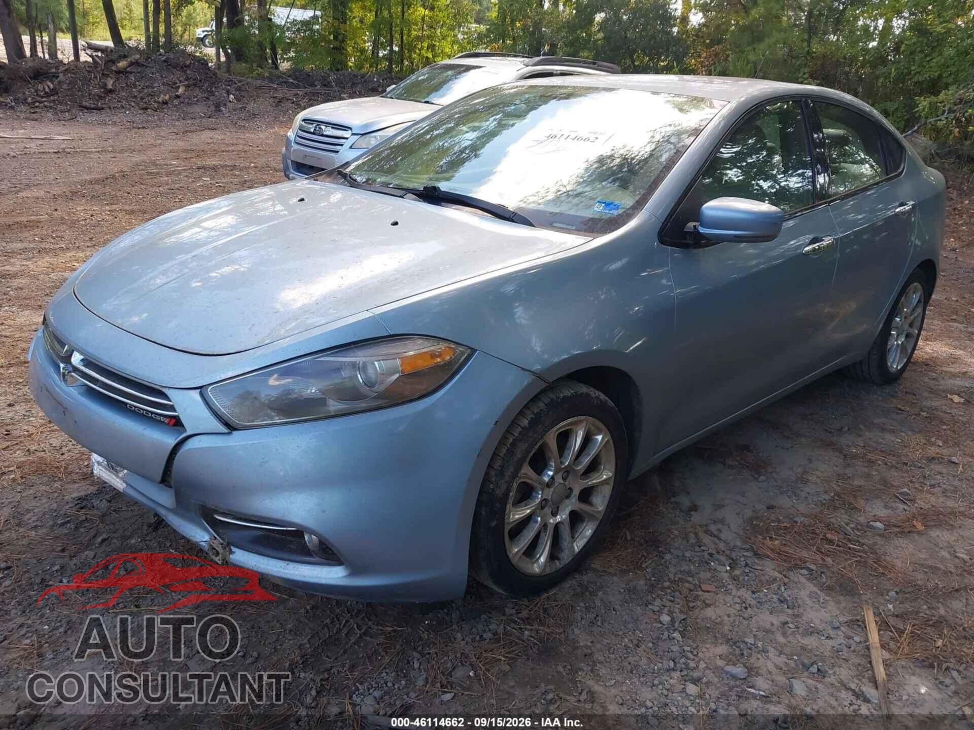 DODGE DART 2013 - 1C3CDFCA7DD299434