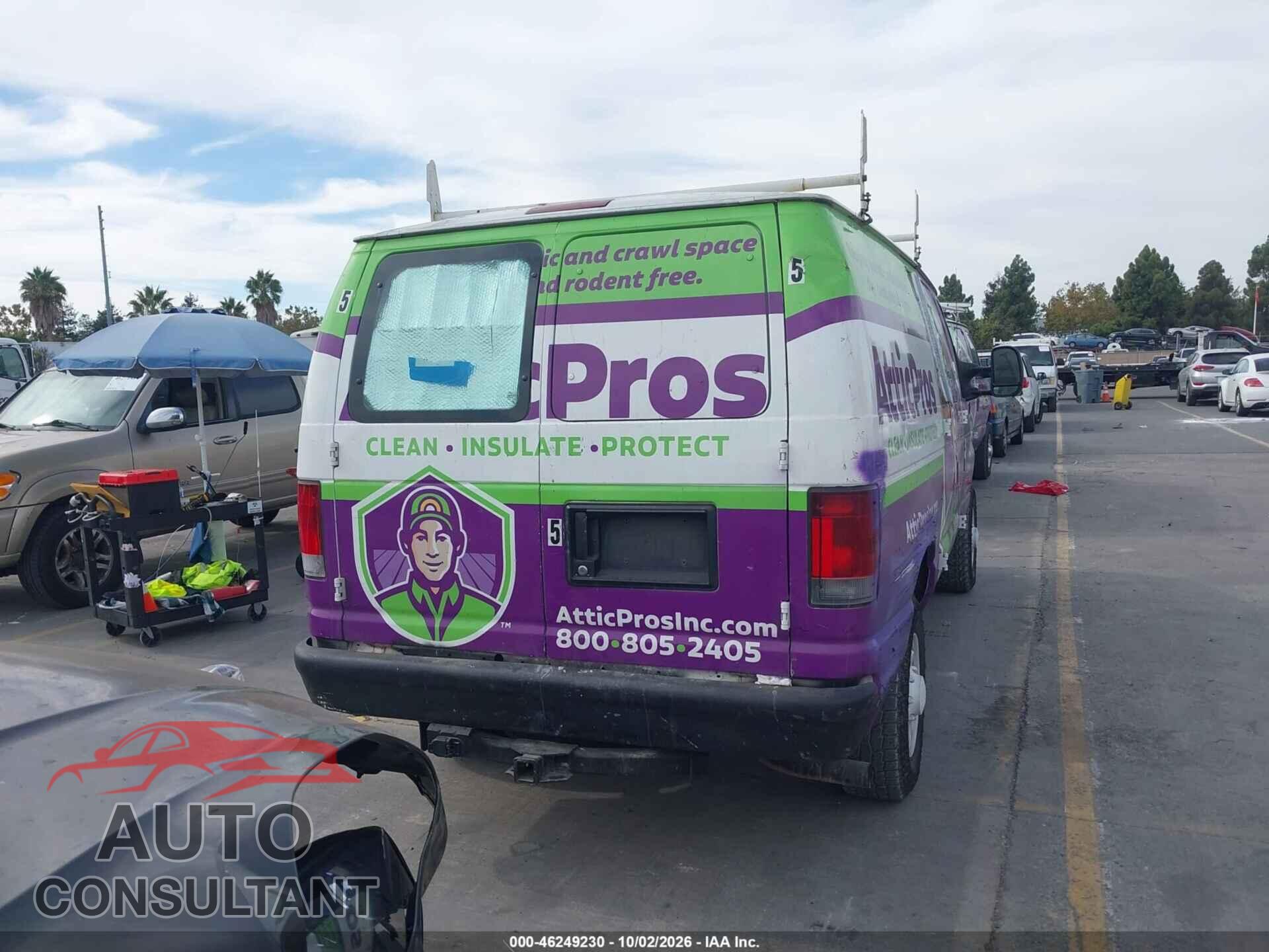 FORD E-250 2012 - 1FTNE2EL0CDB25292