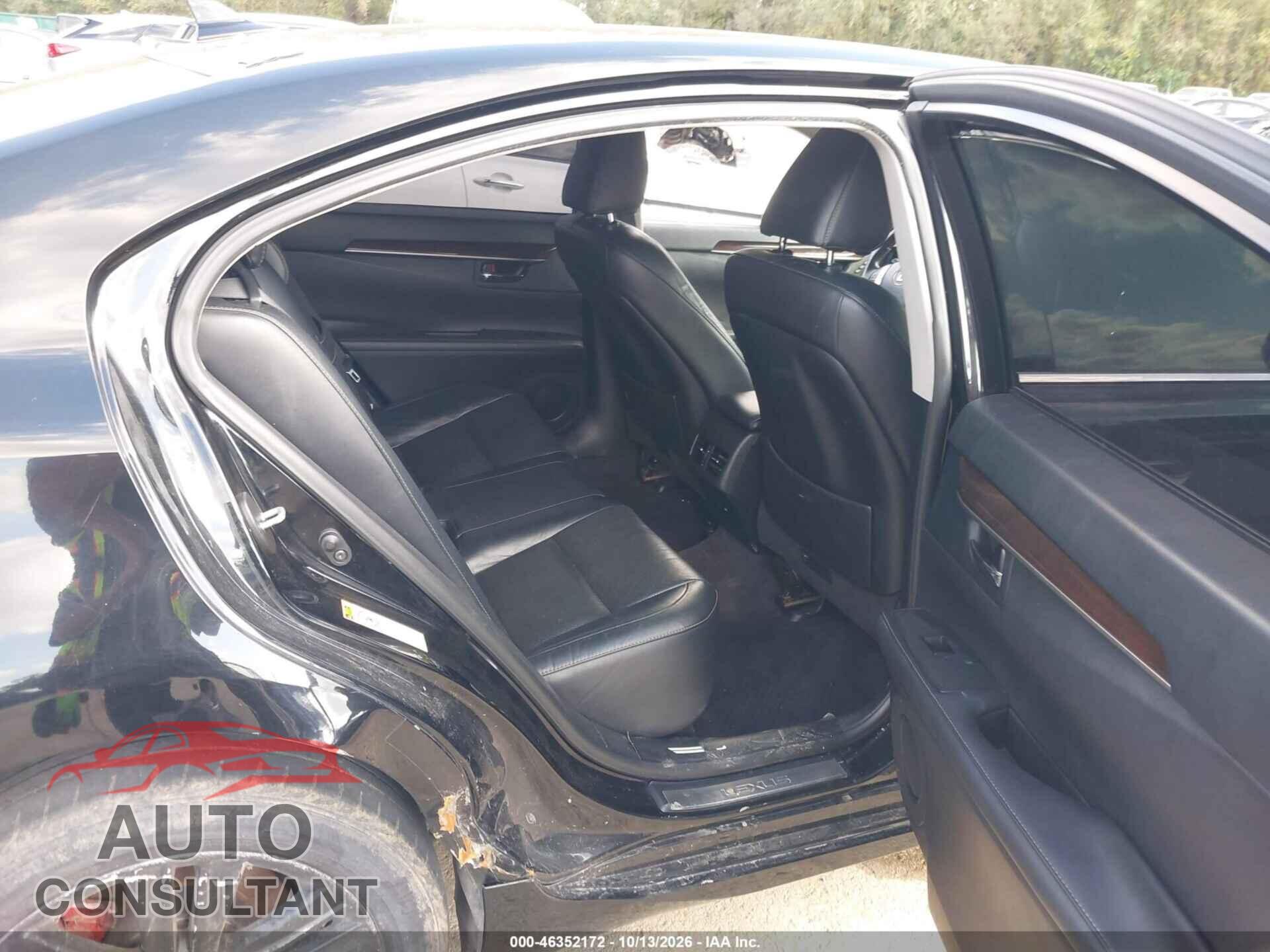 LEXUS ES 350 2013 - JTHBK1GG8D2052223