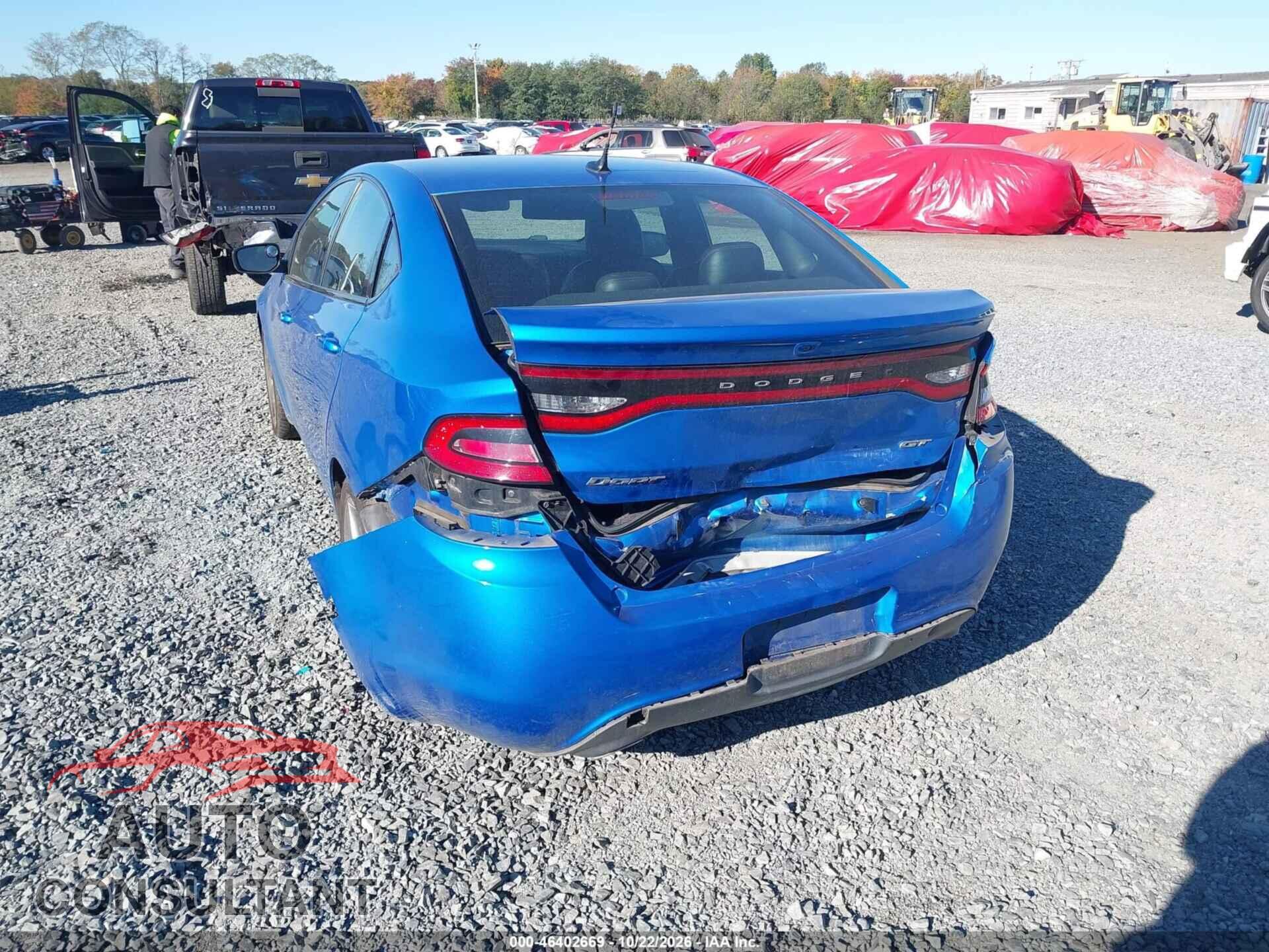 DODGE DART 2015 - 1C3CDFEB0FD421768