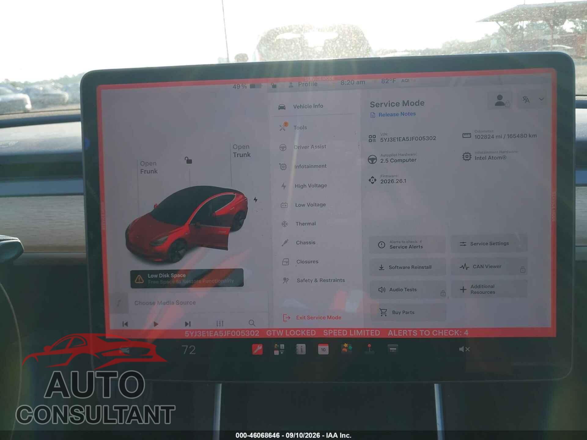 TESLA MODEL 3 2018 - 5YJ3E1EA5JF005302