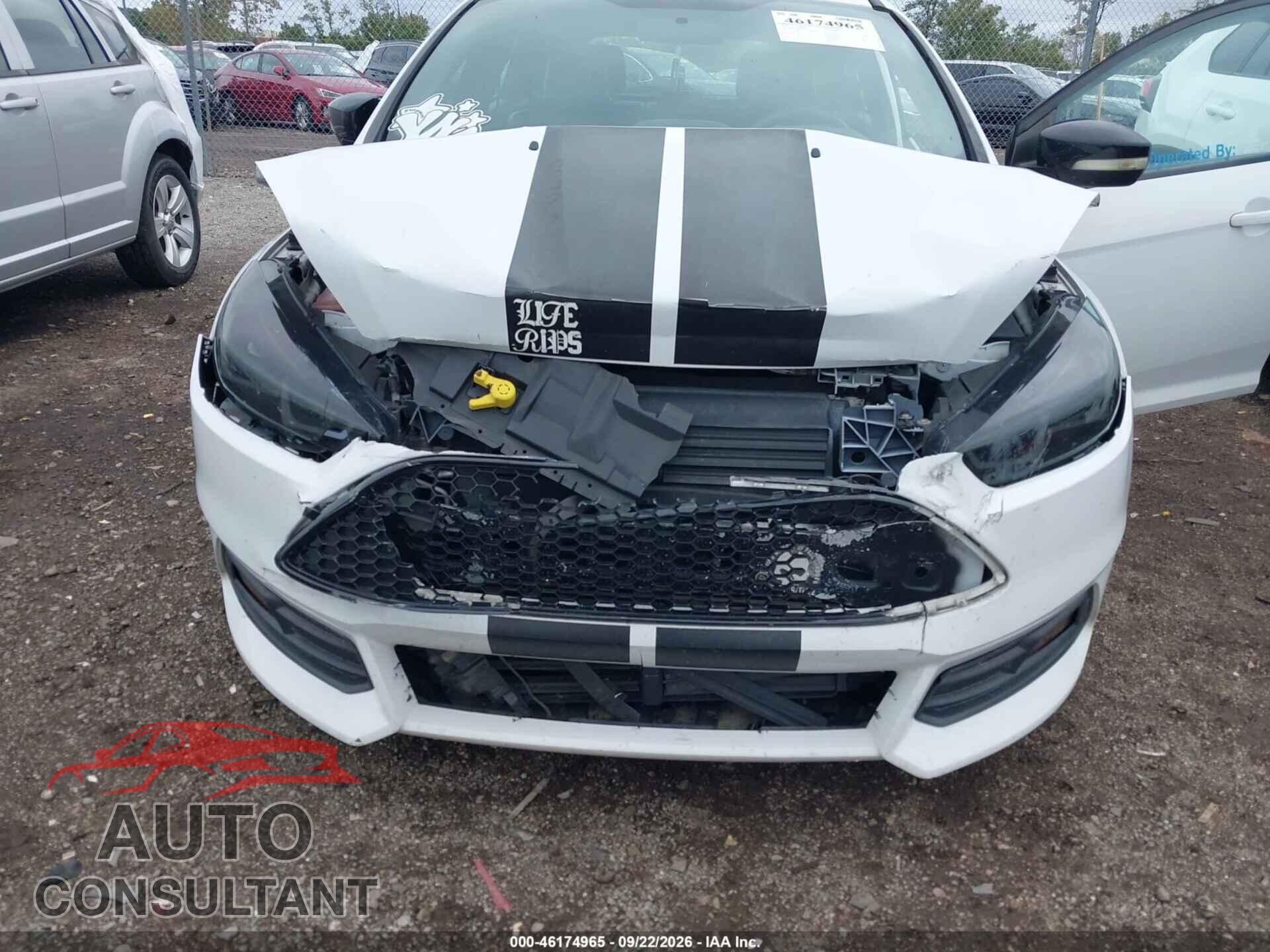 FORD FOCUS ST 2016 - 1FADP3L9XGL243273