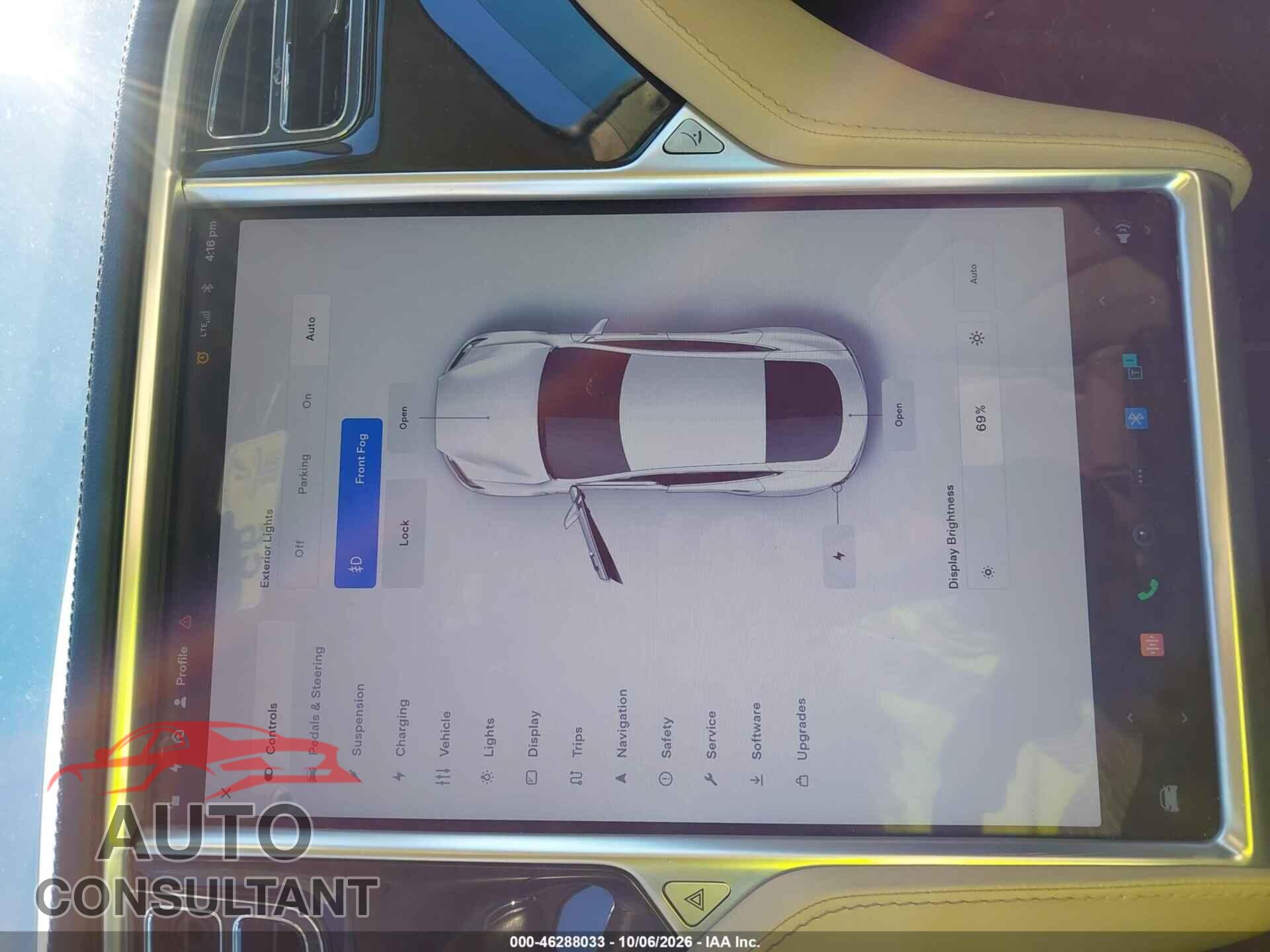 TESLA MODEL S 2013 - 5YJSA1DG4DFP03790