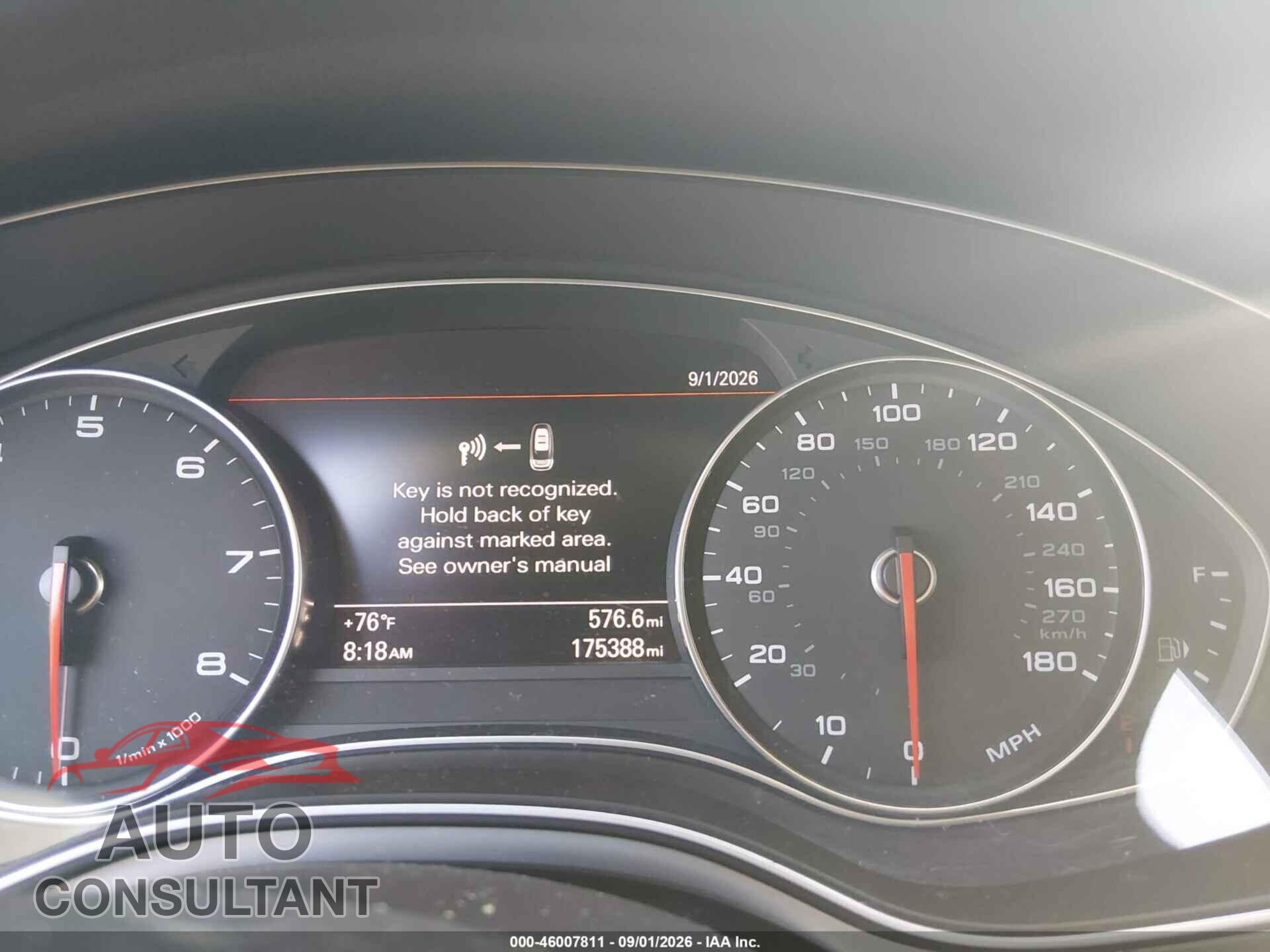 AUDI A6 2015 - WAUGFAFC9FN006747