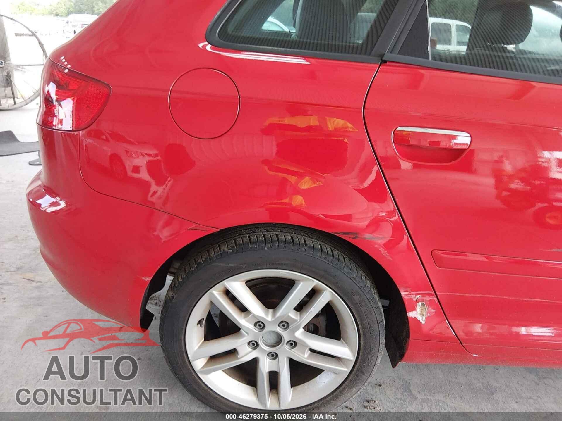 AUDI A3 2012 - WAUBEAFM6CA158252