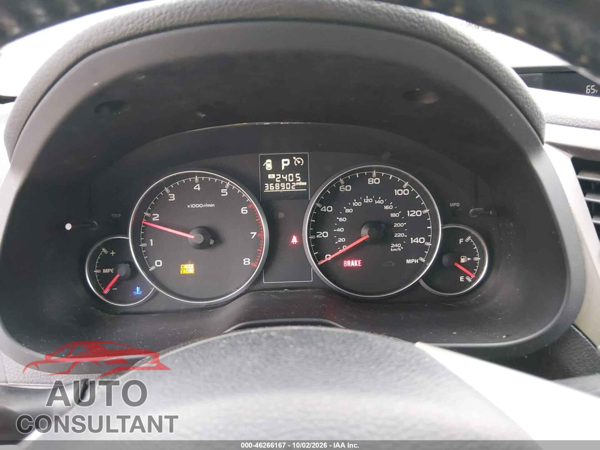 SUBARU OUTBACK 2014 - 4S4BRCDC0E3214086