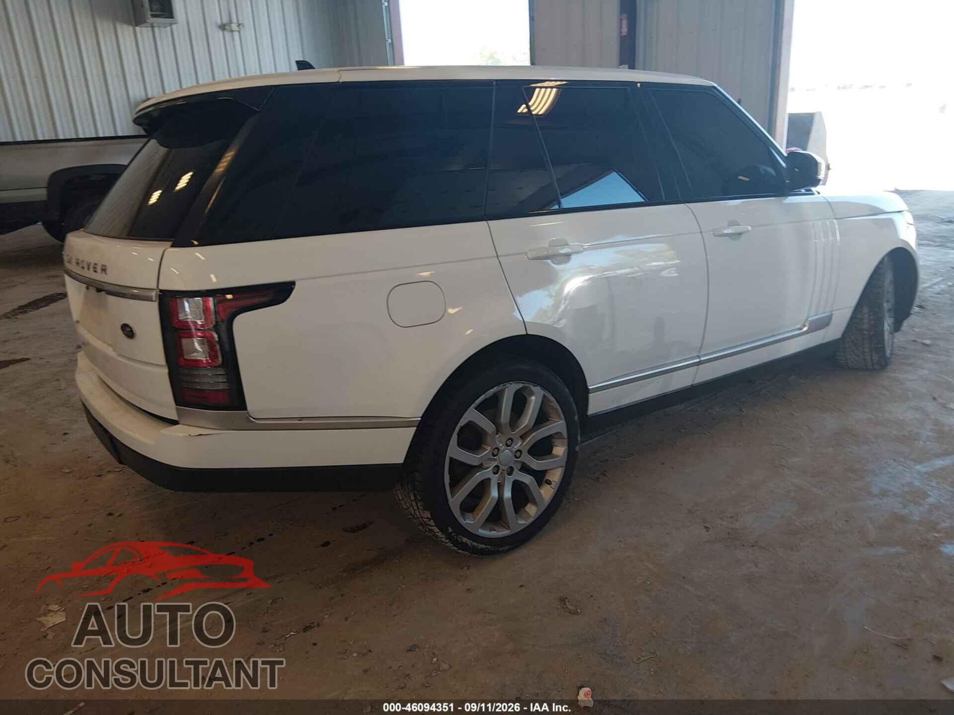 LAND ROVER RANGE ROVER 2016 - SALGS2KF4GA245709
