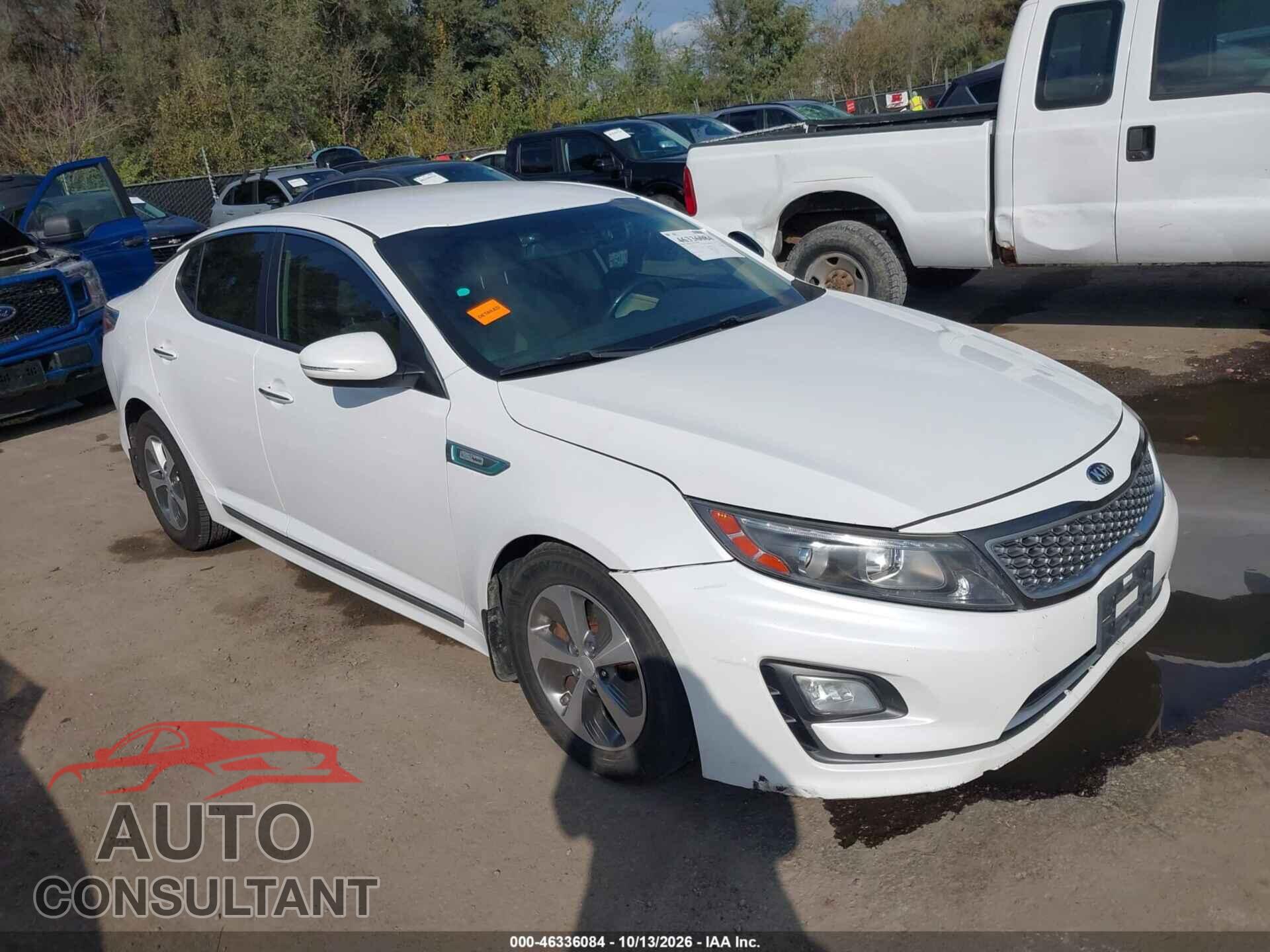 KIA OPTIMA HYBRID 2014 - KNAGM4AD4E5070541