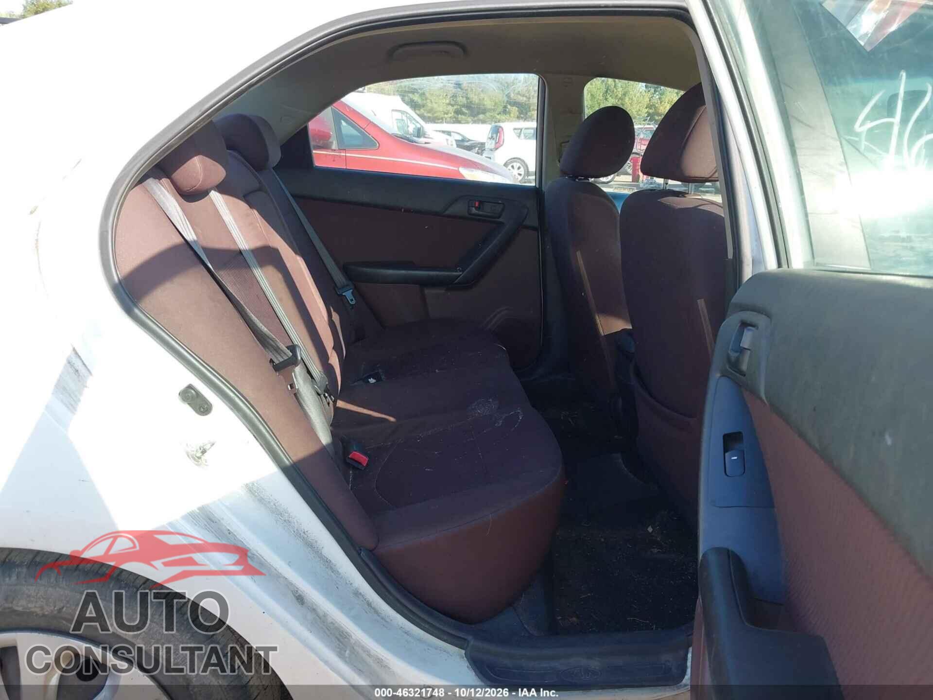 KIA FORTE 2011 - KNAFU4A29B5890975