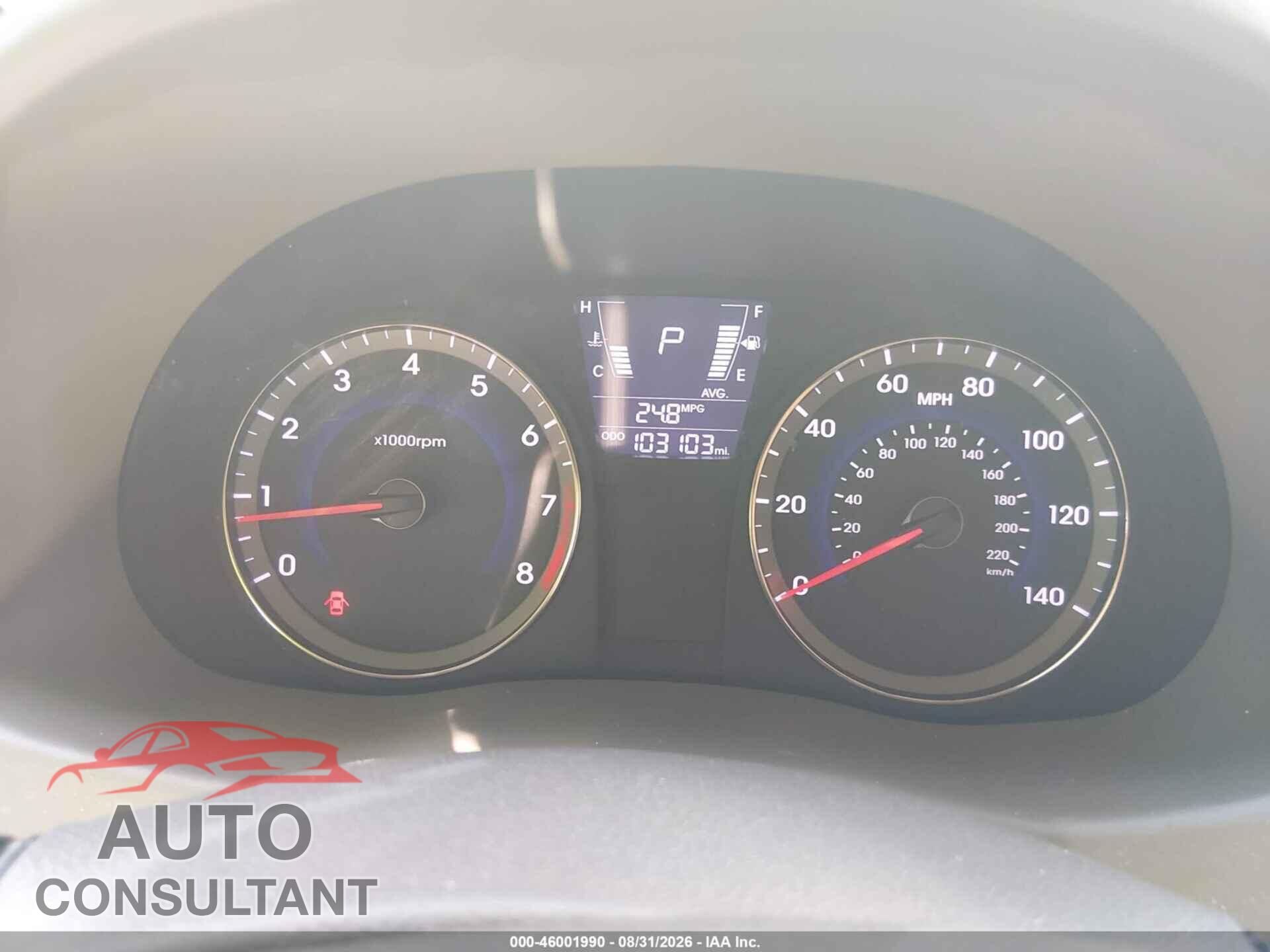 HYUNDAI ACCENT 2012 - KMHCU4AE9CU269643