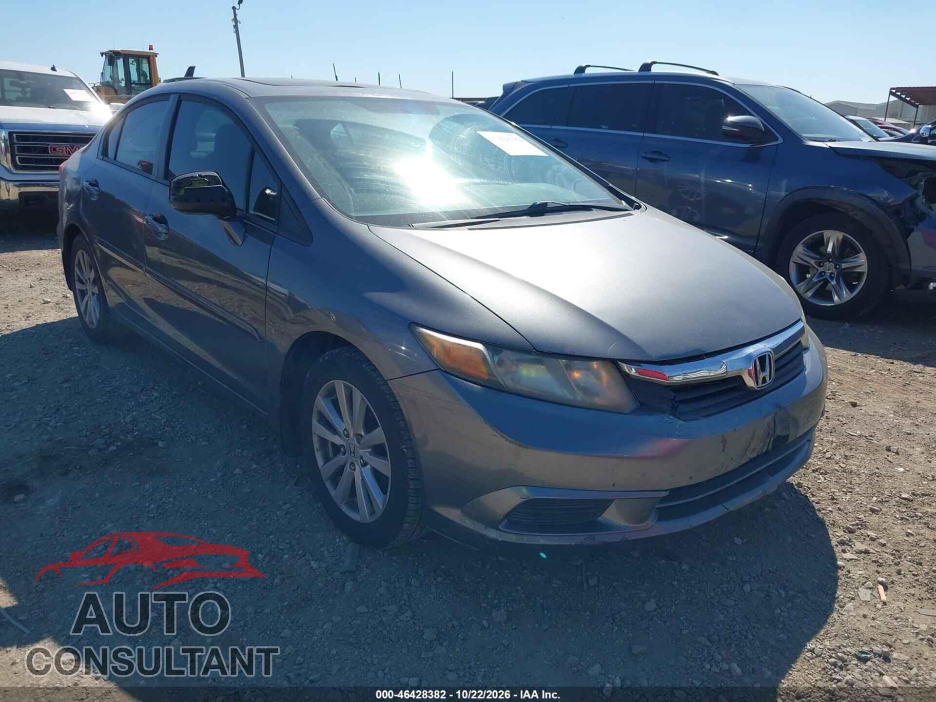 HONDA CIVIC 2012 - 19XFB2F80CE089741