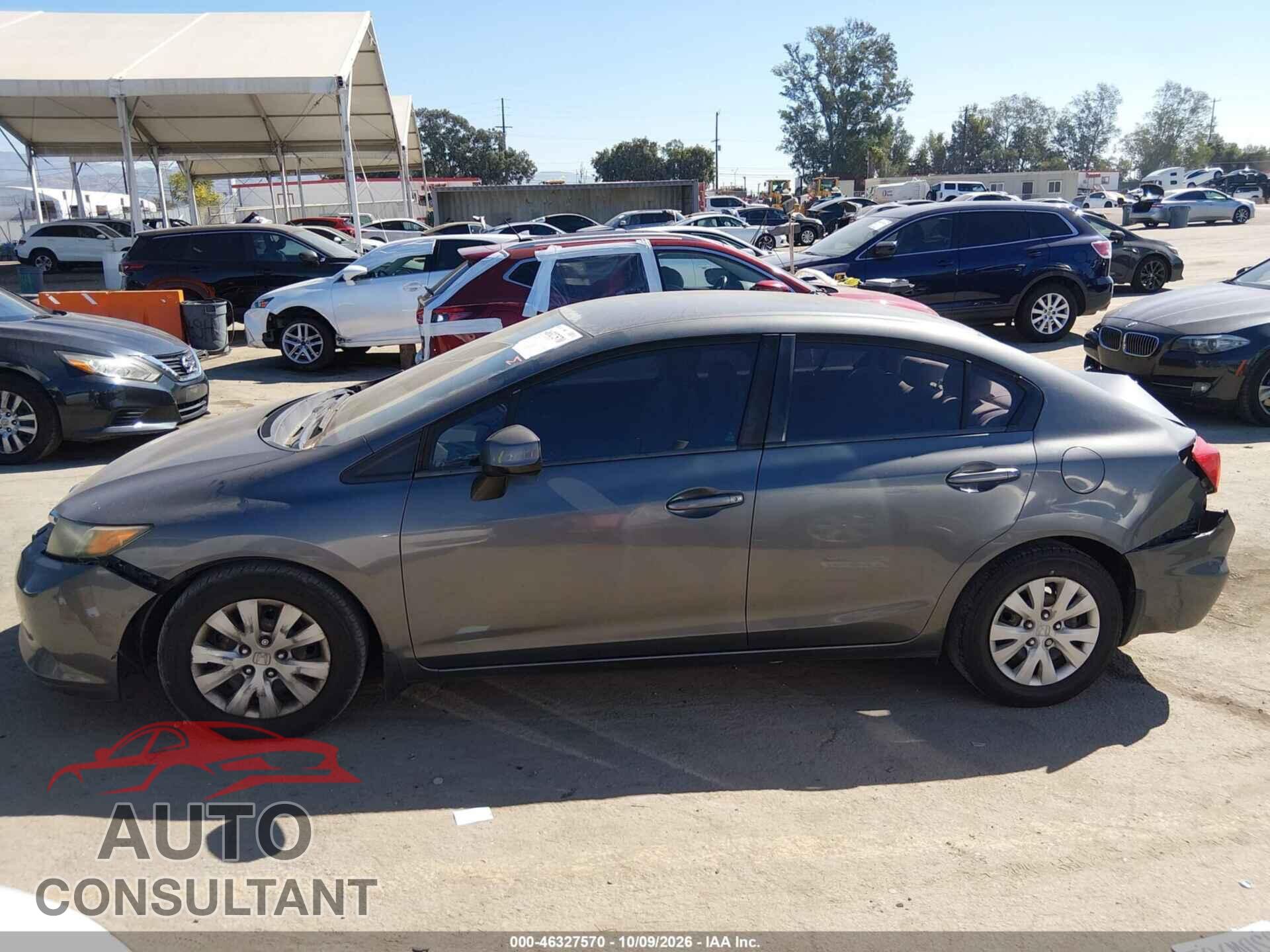 HONDA CIVIC 2012 - 19XFB2F5XCE301986