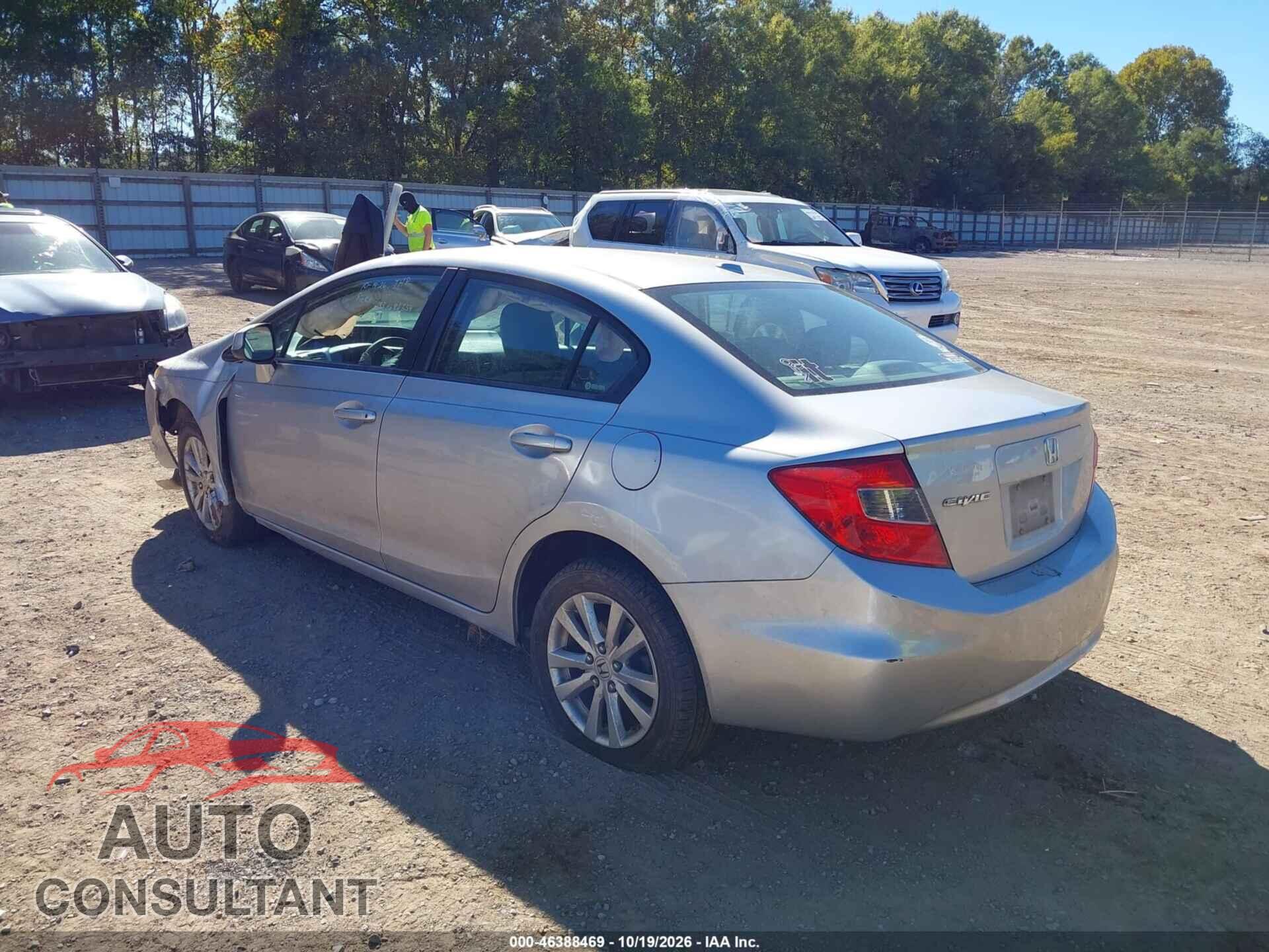 HONDA CIVIC 2012 - 19XFB2F95CE012968