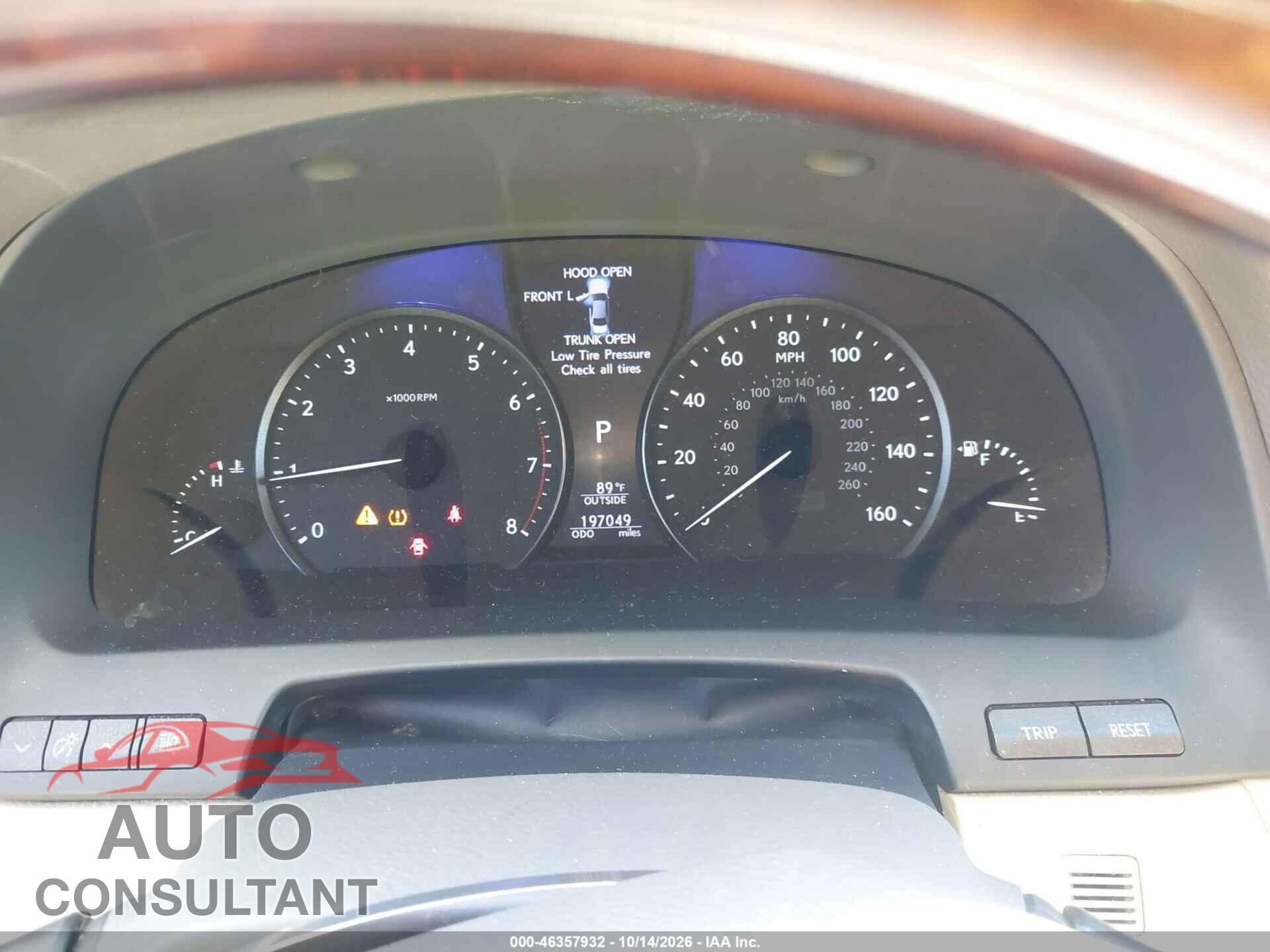LEXUS LS 460 2013 - JTHCL5EF5D5019455