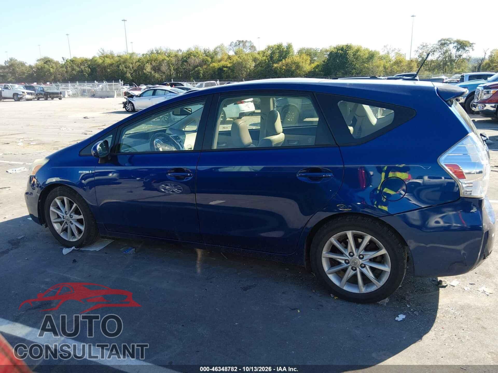 TOYOTA PRIUS V 2012 - JTDZN3EU2C3041349