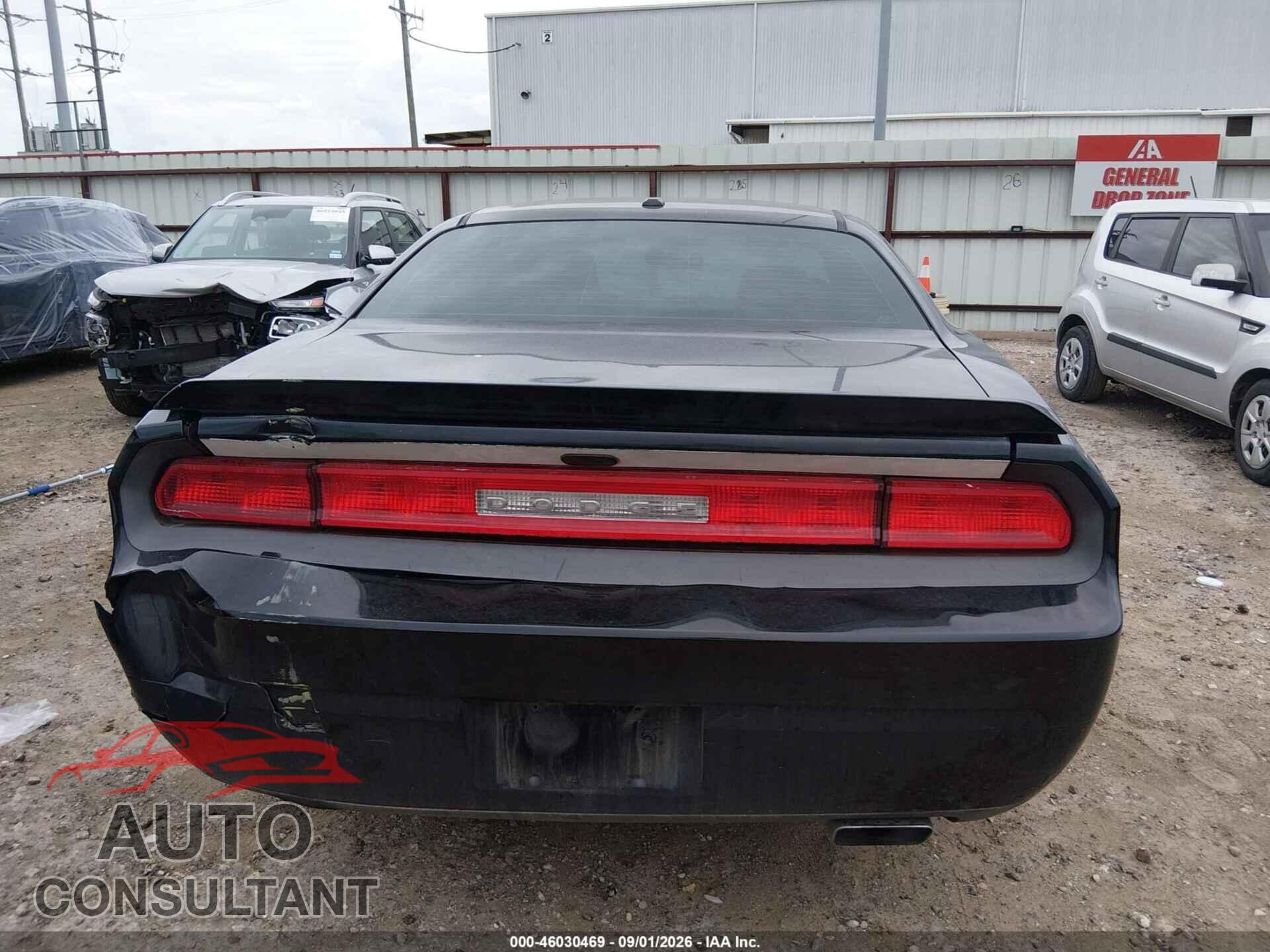 DODGE CHALLENGER 2012 - 2C3CDYAG3CH269514