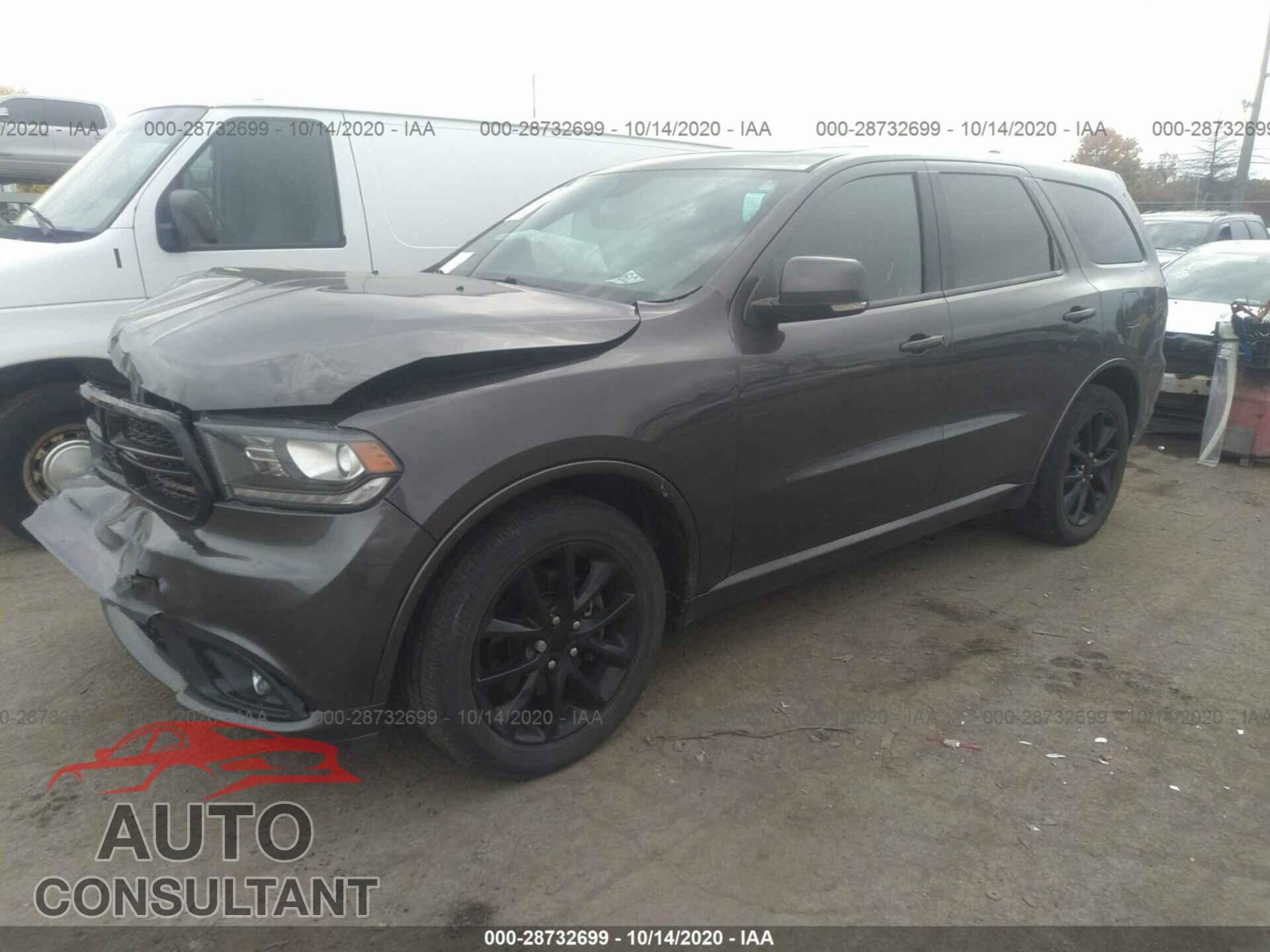 DODGE DURANGO 2017 - 1C4SDJCT0HC860807