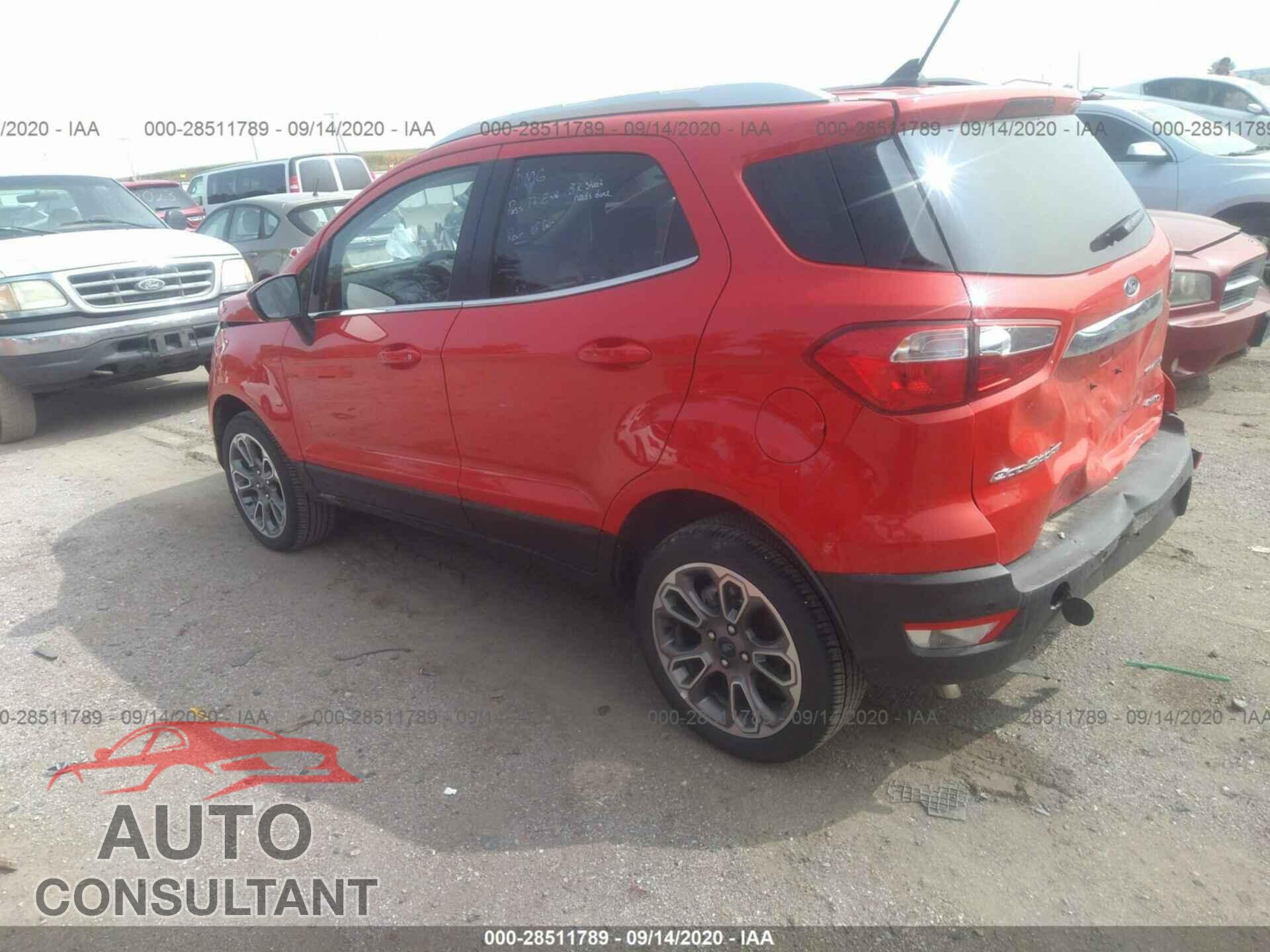 FORD ECOSPORT 2020 - MAJ6S3KL2LC363955