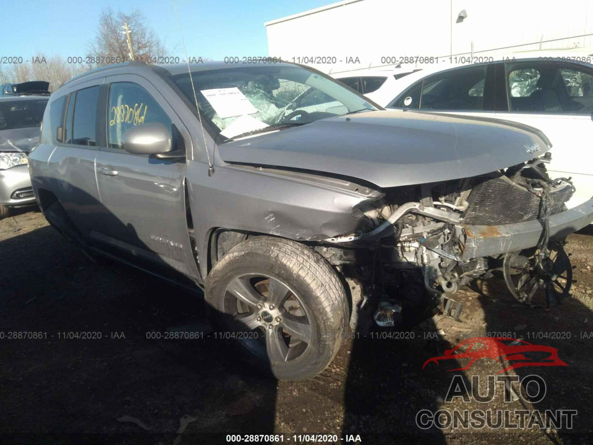 JEEP COMPASS 2017 - 1C4NJDEB8HD139320