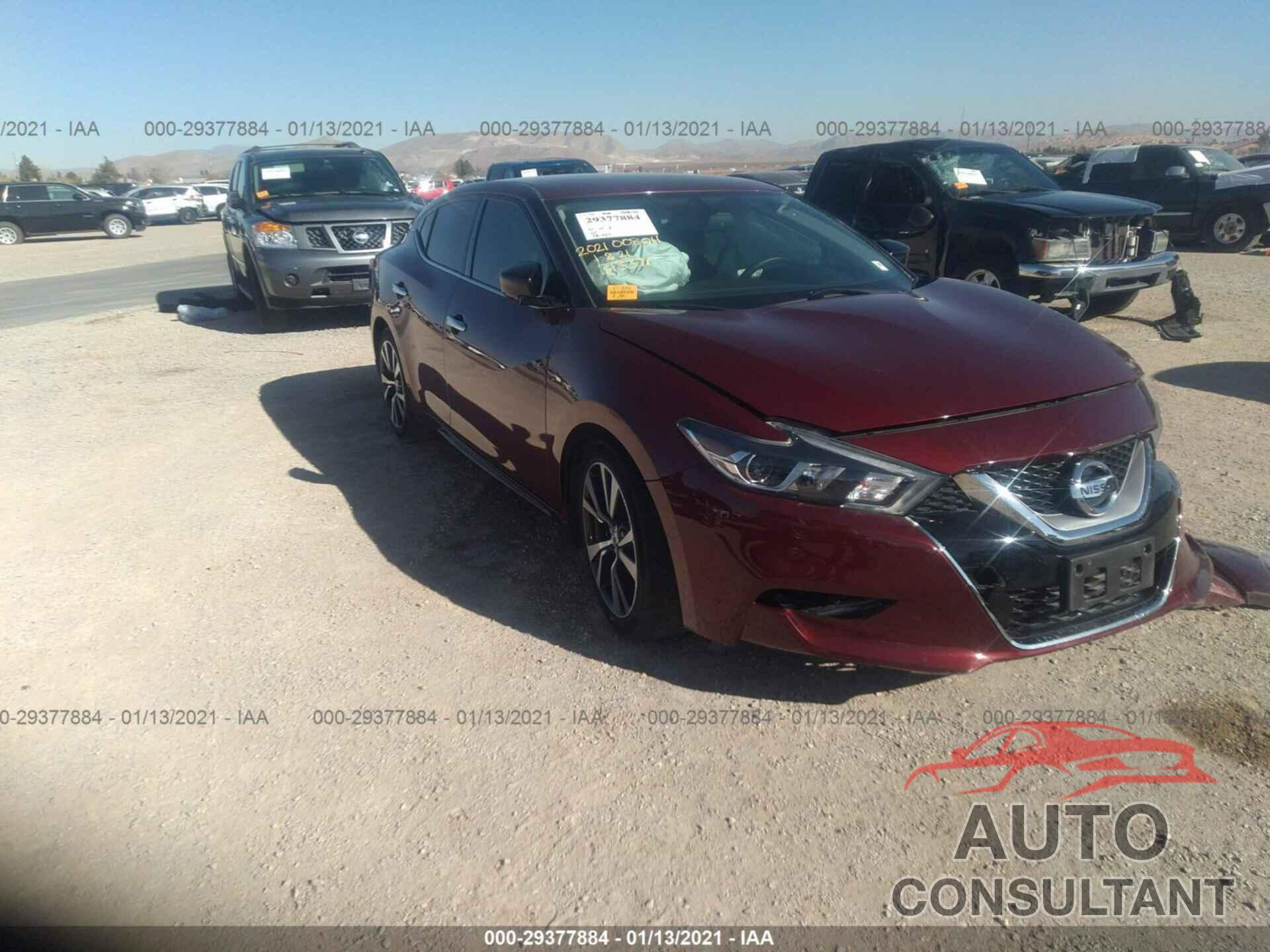 NISSAN MAXIMA 2017 - 1N4AA6APXHC433566